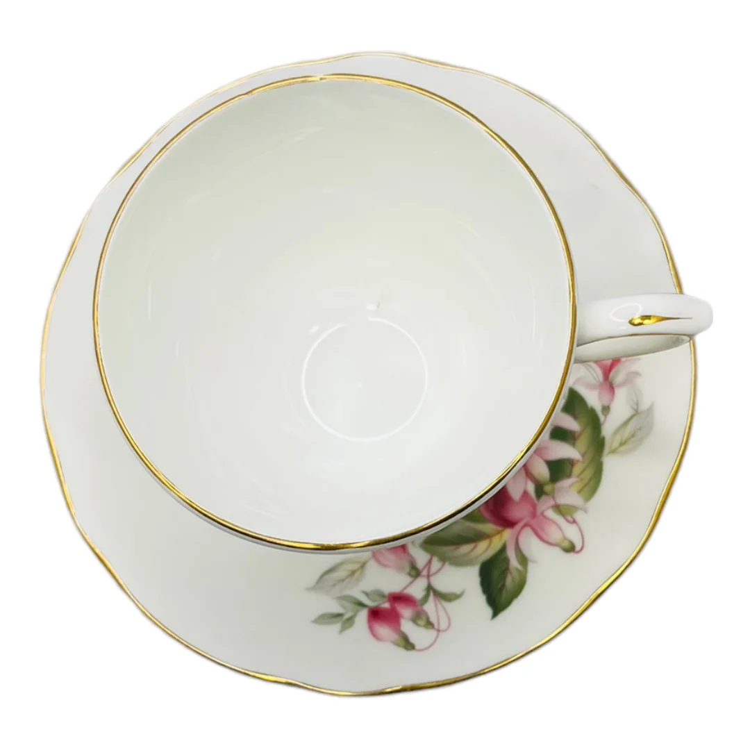 England Fine Bone China Teacup Set C. 60s by Duchess - Image 2