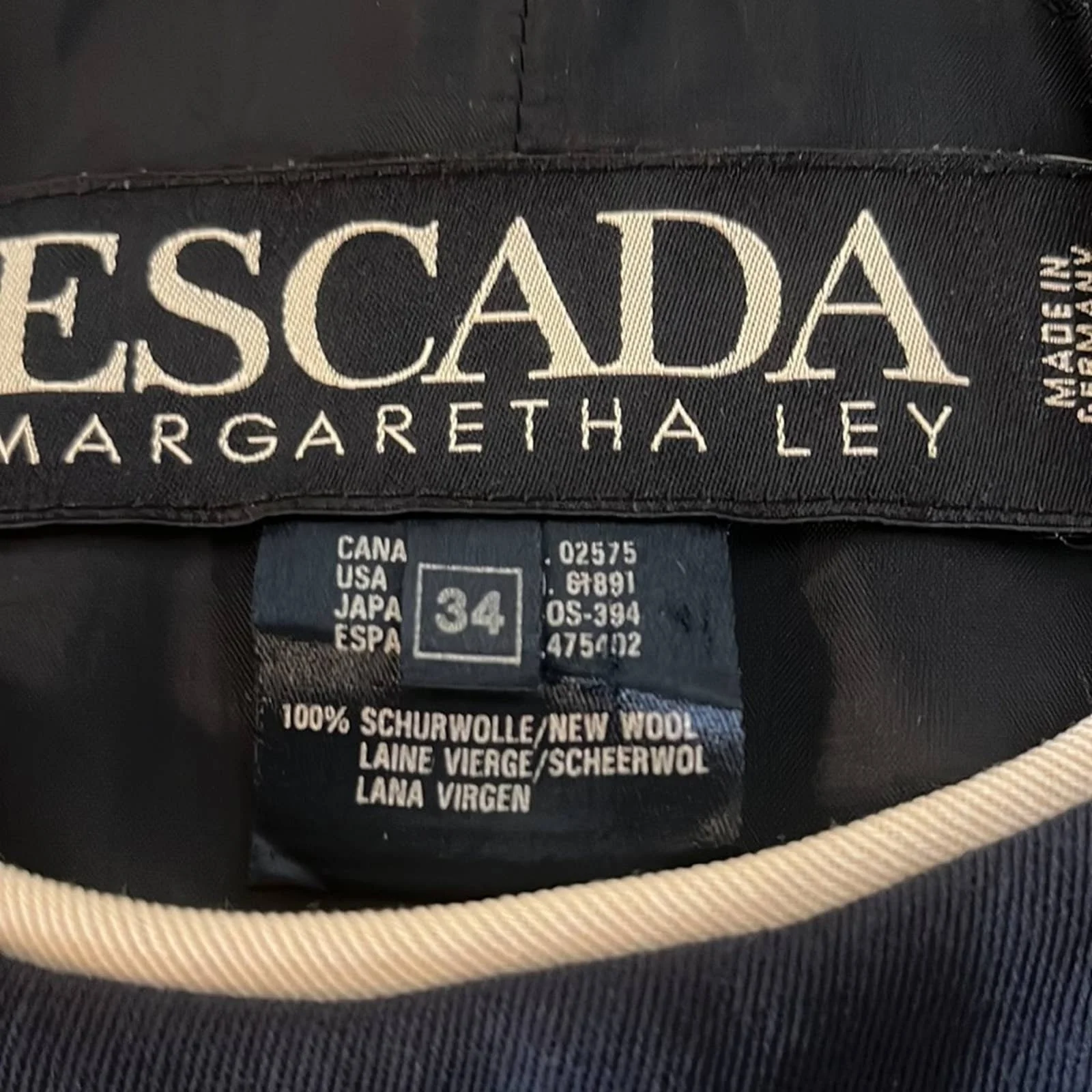 Escada Skirt Suit Wool by Escada - Image 2