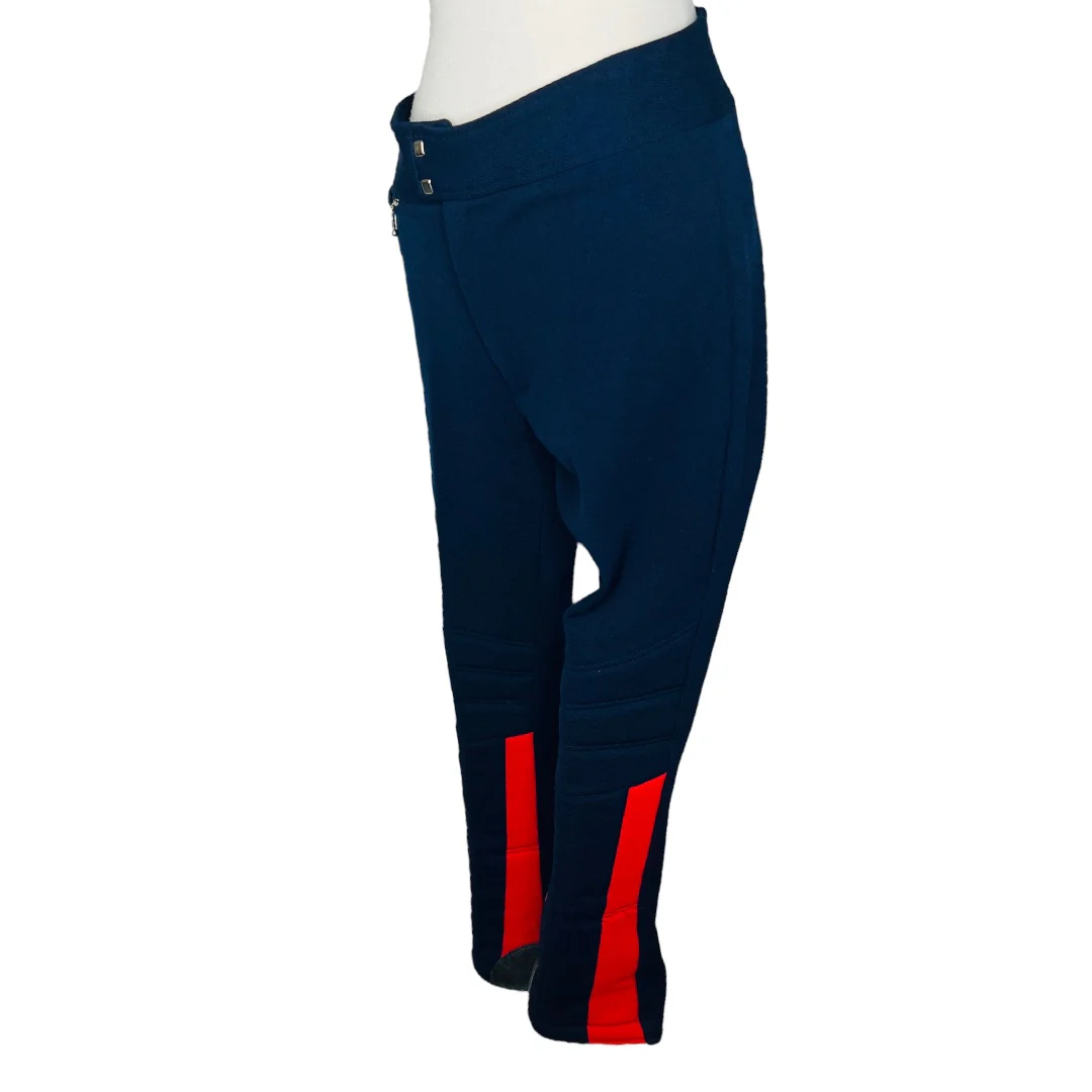 80s/90s European Collection Navy Blue Red High Waisted Women's Ski Pants Sz 34 by Salo By Salo - Image 7