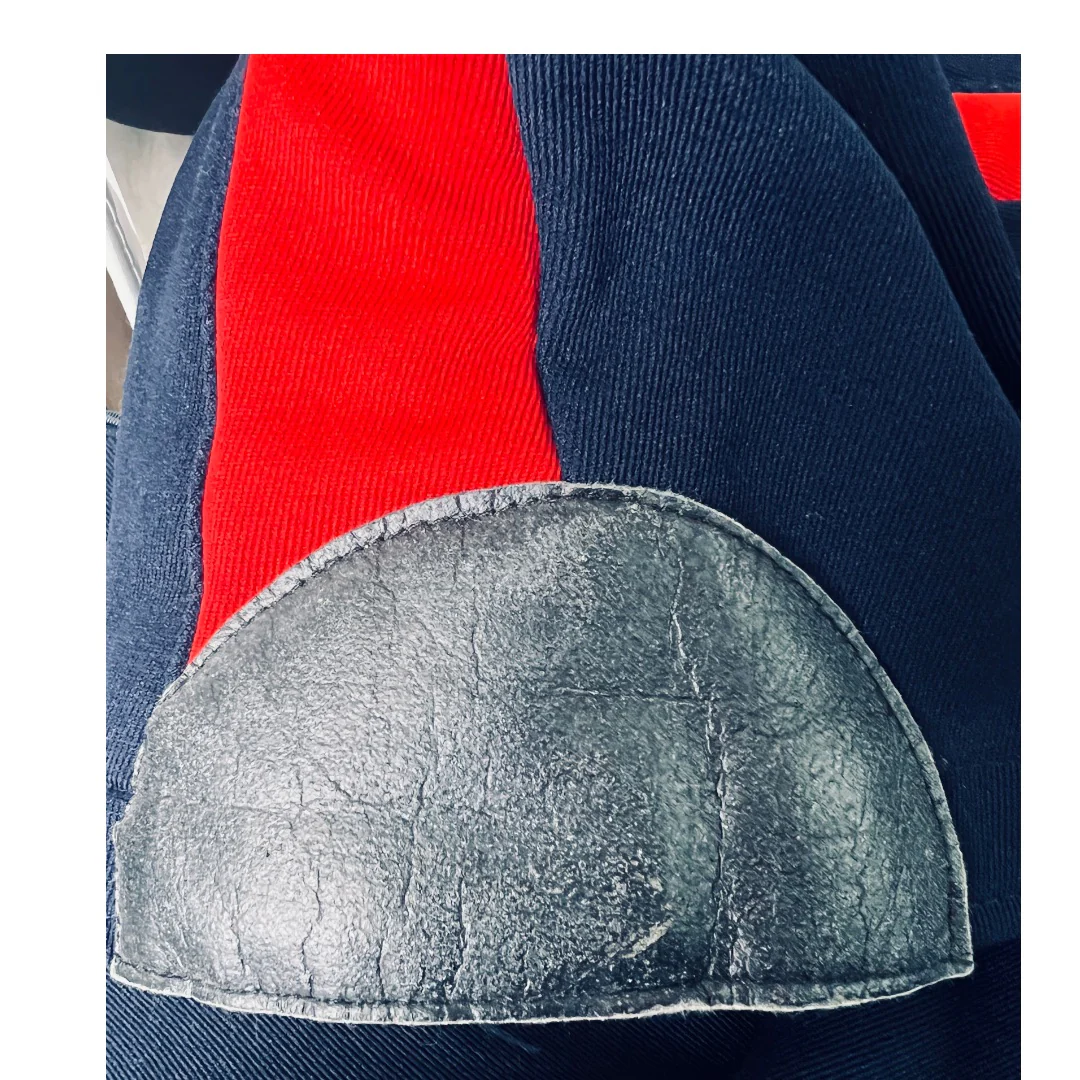 80s/90s European Collection Navy Blue Red High Waisted Women's Ski Pants Sz 34 by Salo By Salo - Image 9