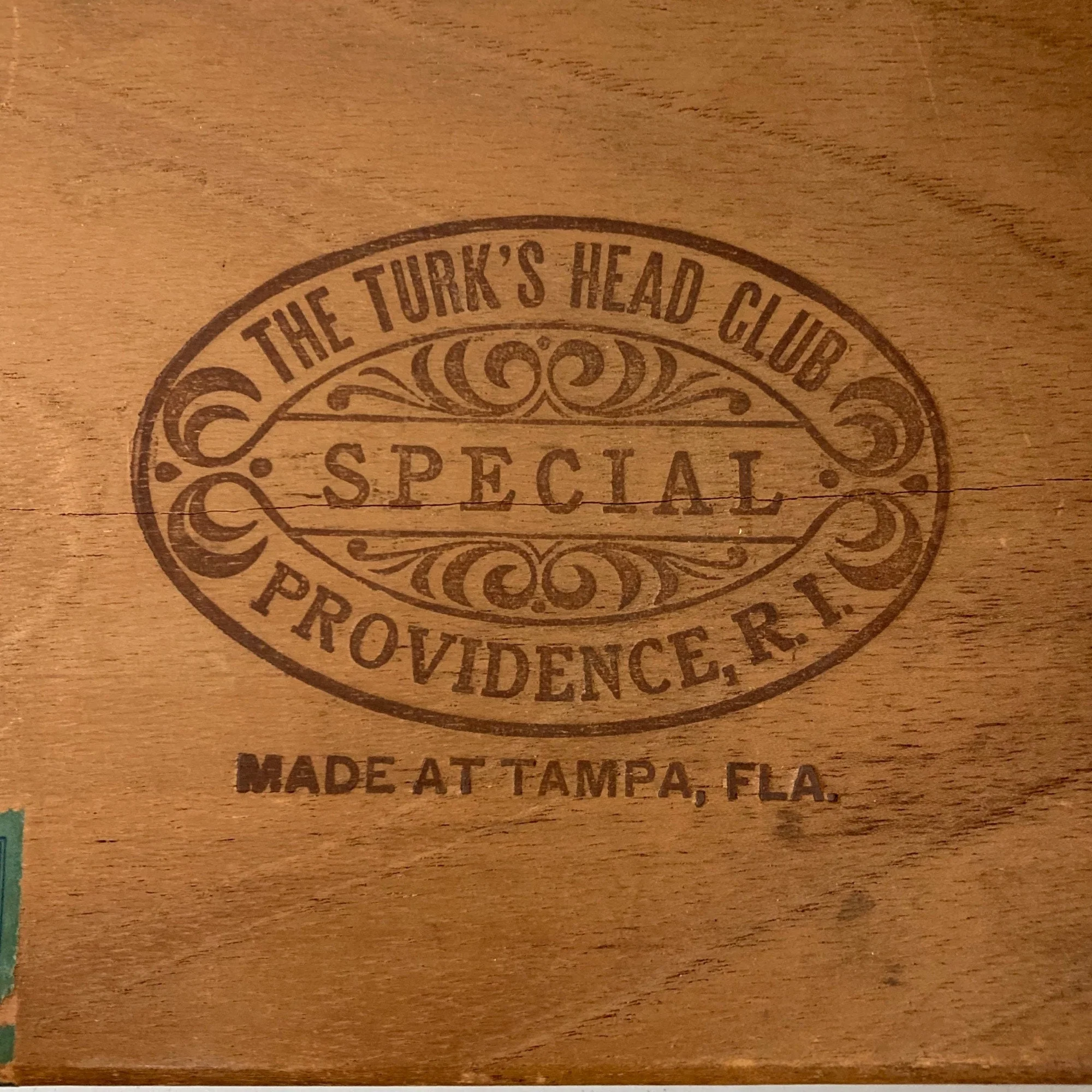 Exclusive Turk's Head Club Cigar Box Providence Ri Mens Club Brown University Alumni - Image 2