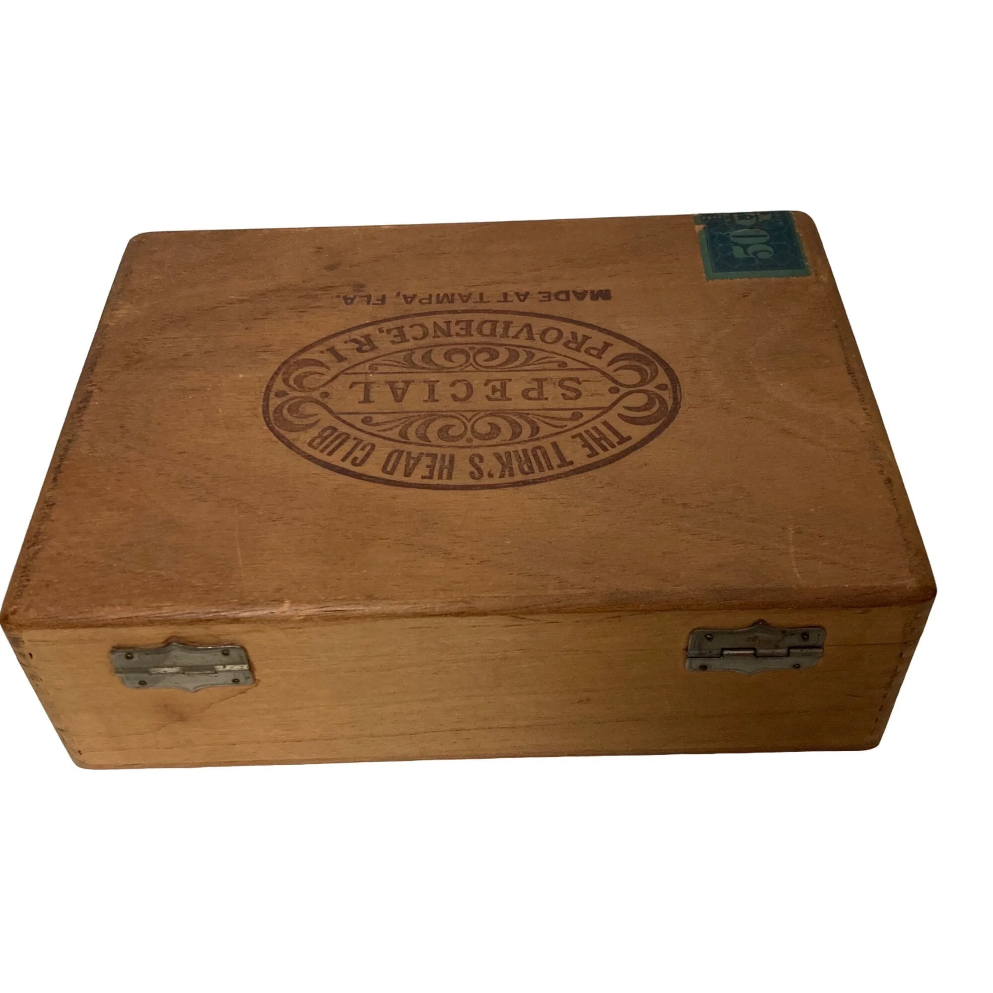 Exclusive Turk's Head Club Cigar Box Providence Ri Mens Club Brown University Alumni - Image 4