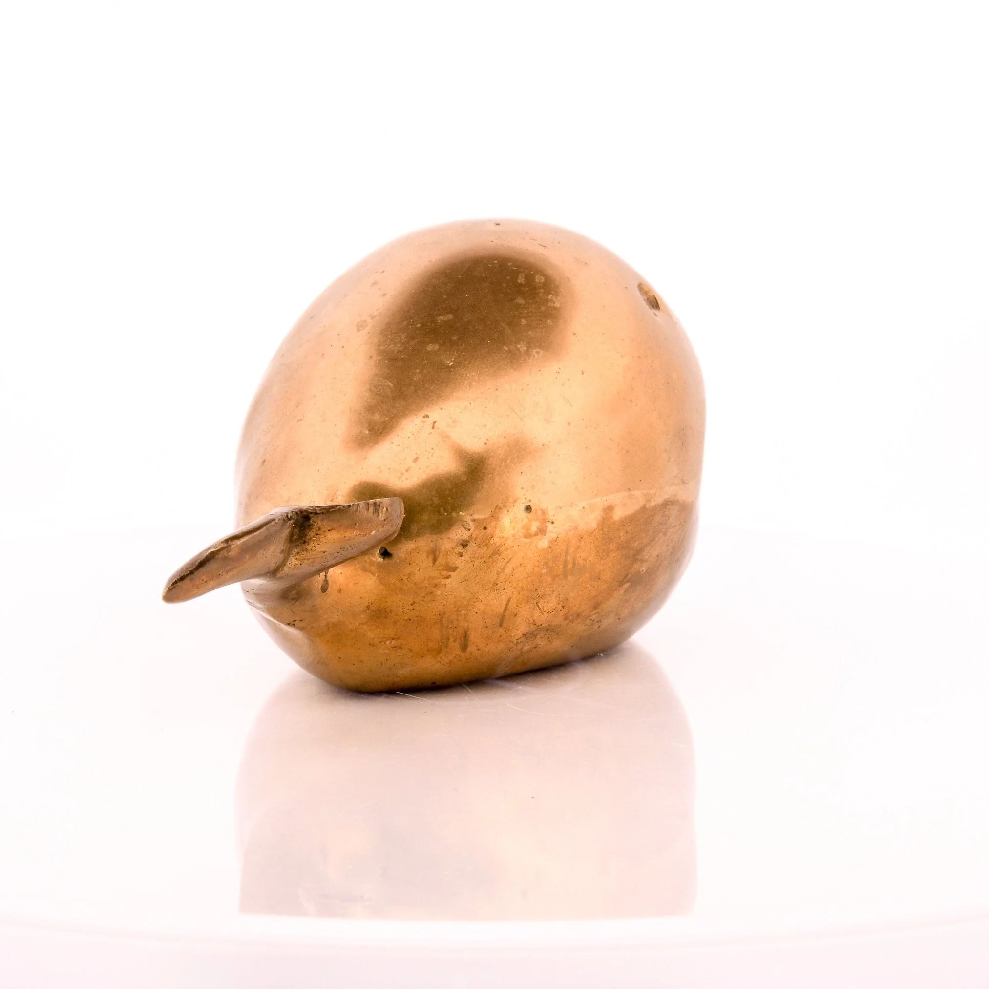 Exquisite Brass Mid Century Modern Whale Paper Weight Ash Tray Nautical Sea Life< Smudge Stick Holder - Image 4