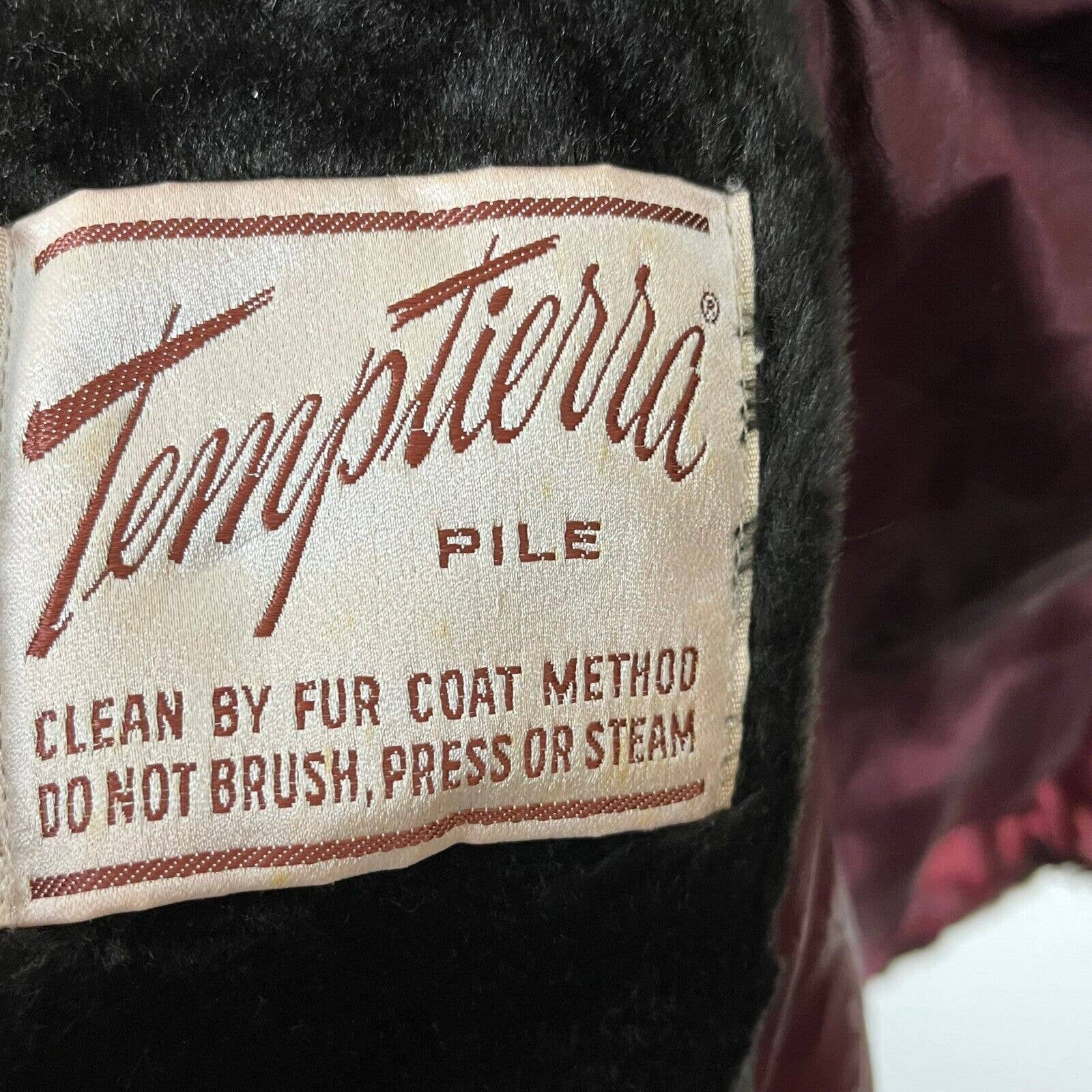 Faux Fur Brown Princess Fairy Glam Coat 60s Temptierra Pile Frog Closure Women by Temptierra - Image 5