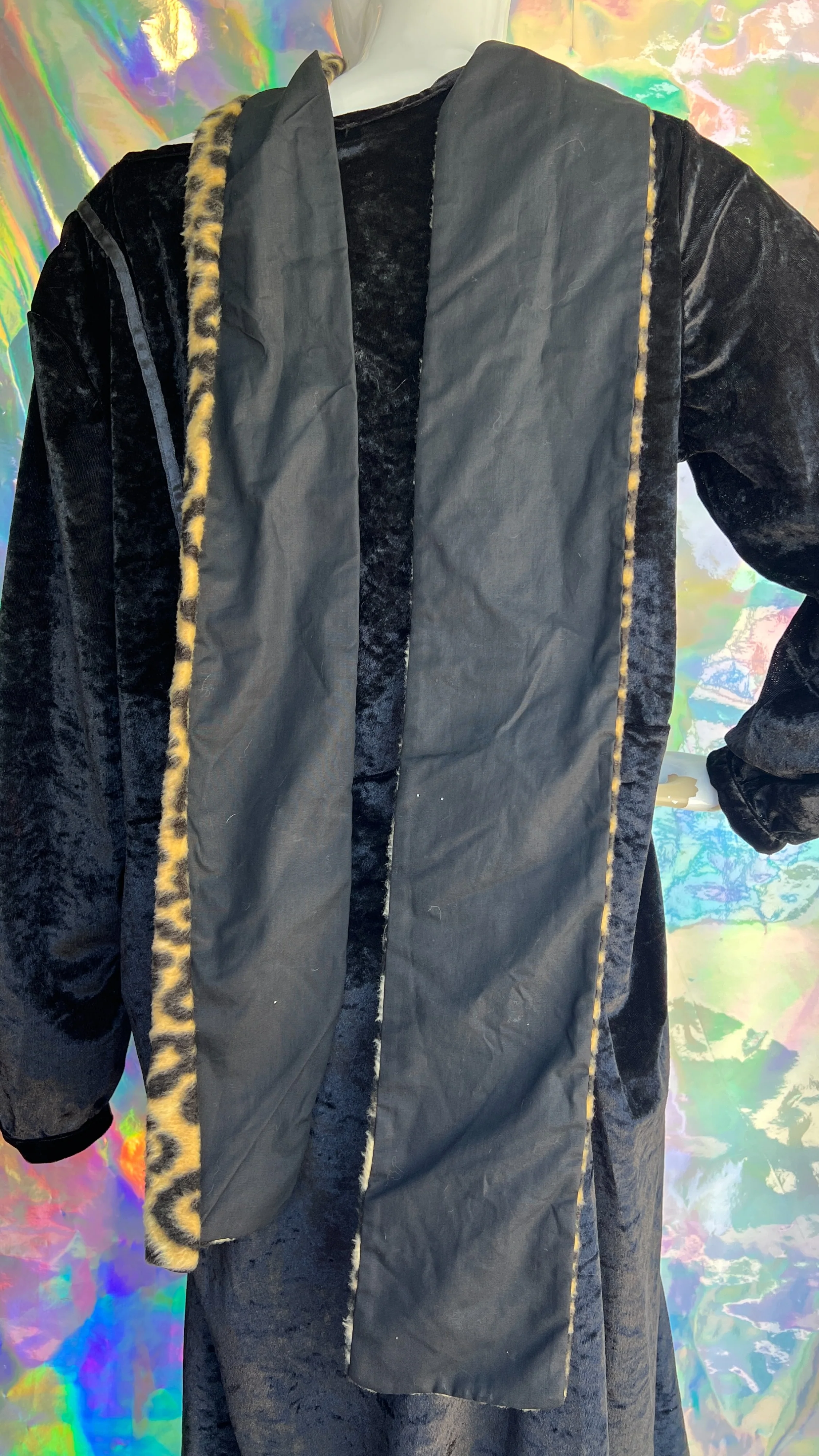 Felt Leopard Print Scarf - Image 5