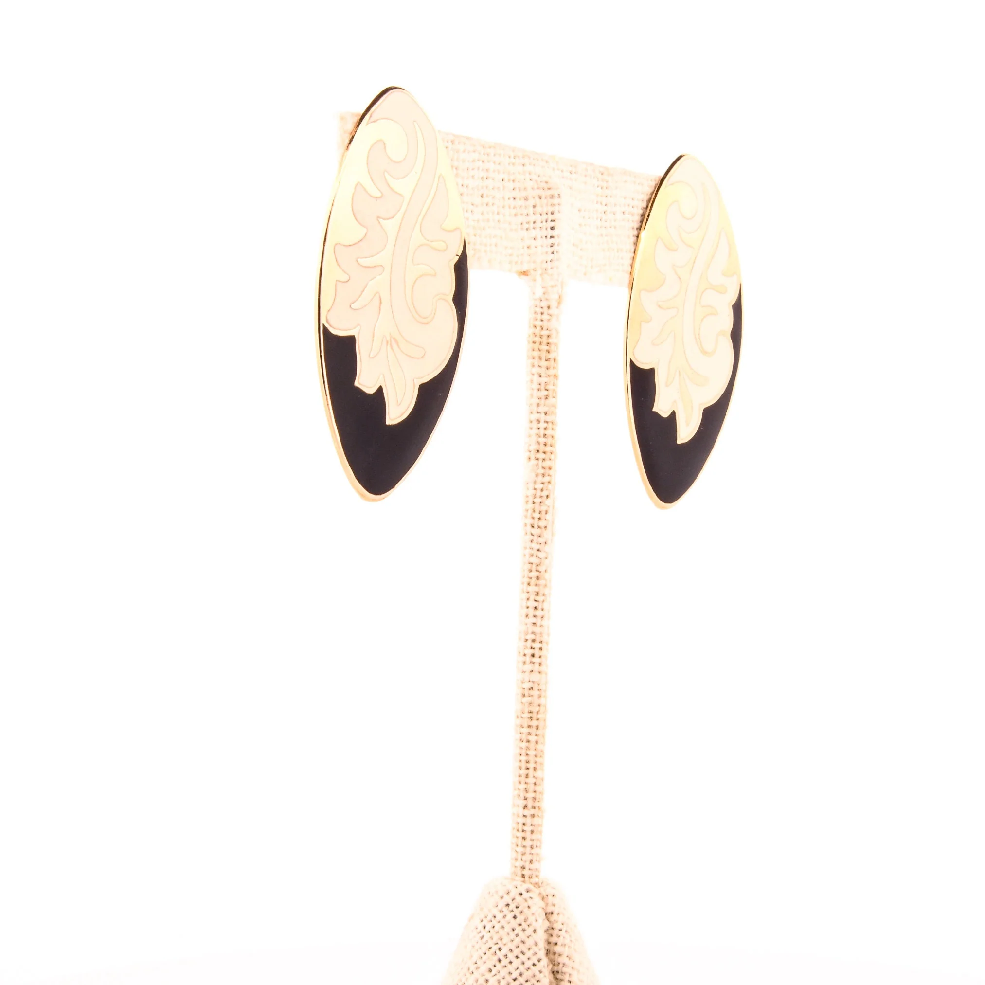 Filigree Tear Drop Earrings Golden Vine Earrings Gold Statement Earrings - Image 8