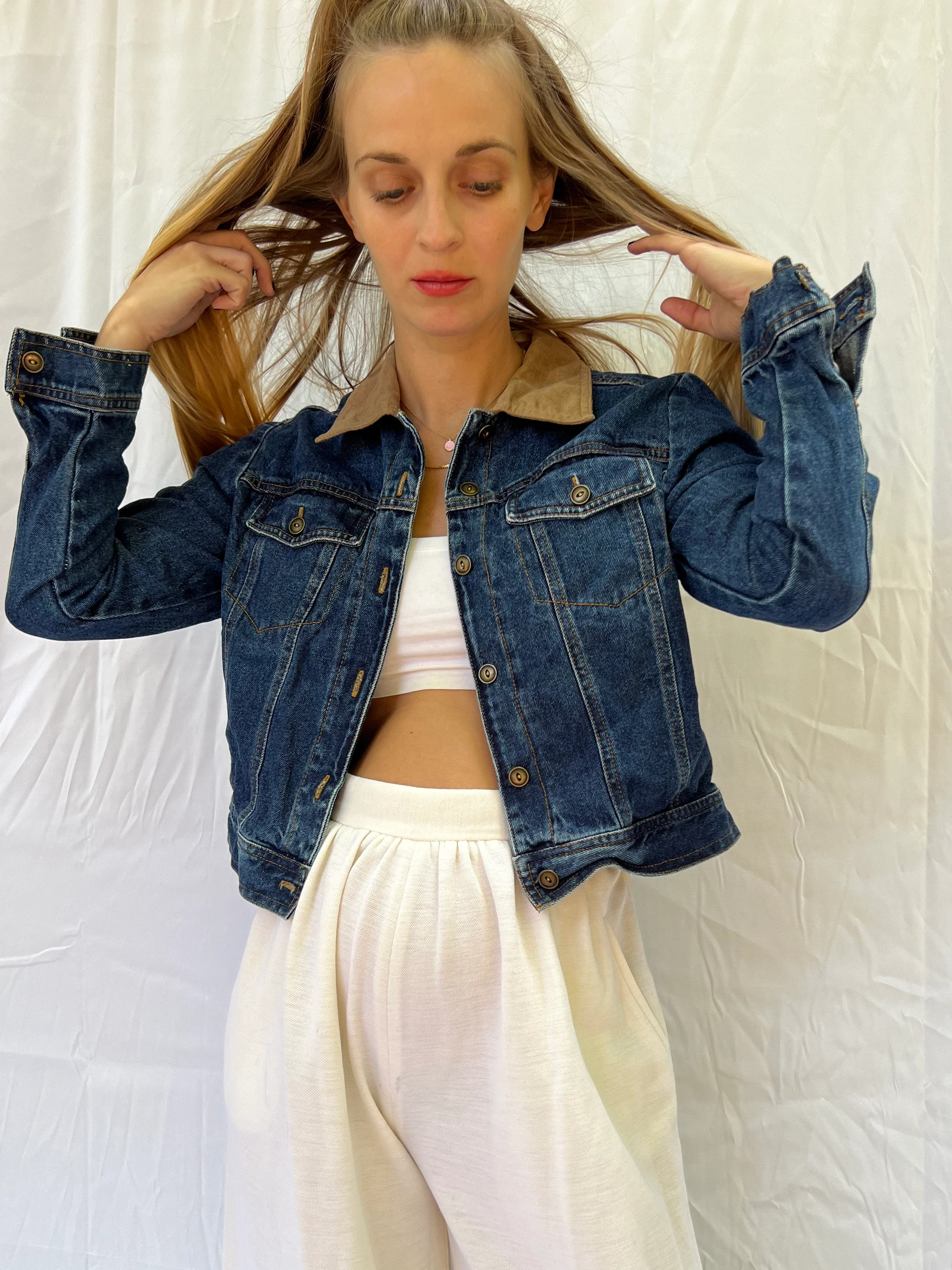 Fitted Denim Jacket - Image 4