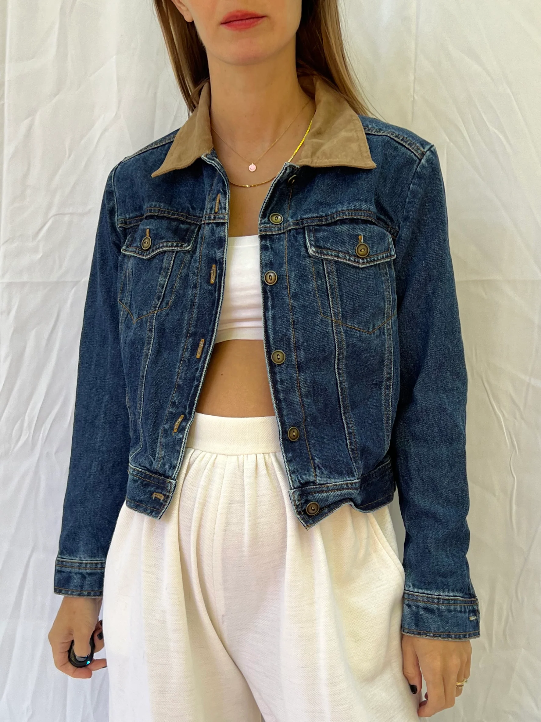 Fitted Denim Jacket - Image 5