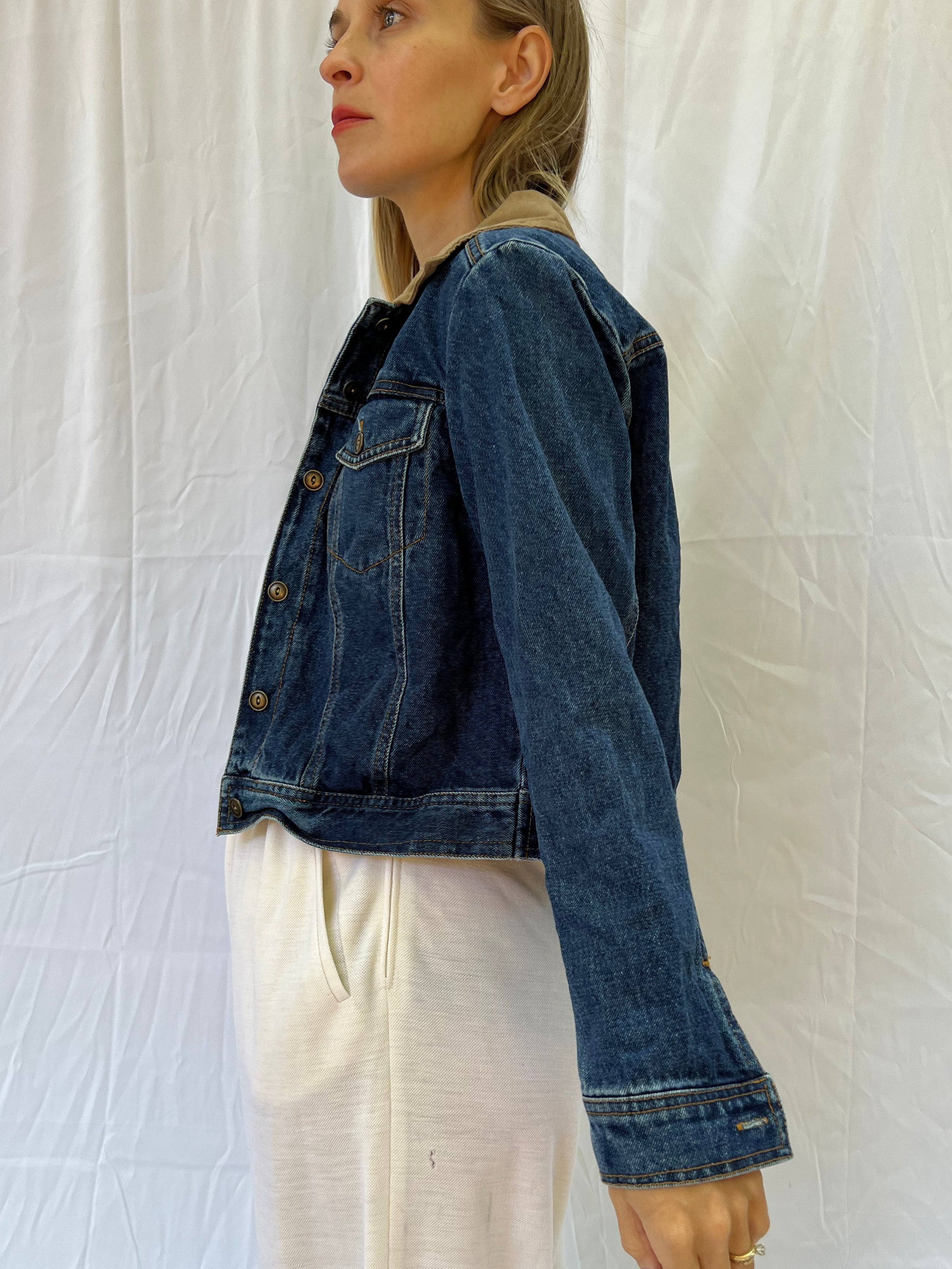 Fitted Denim Jacket - Image 6