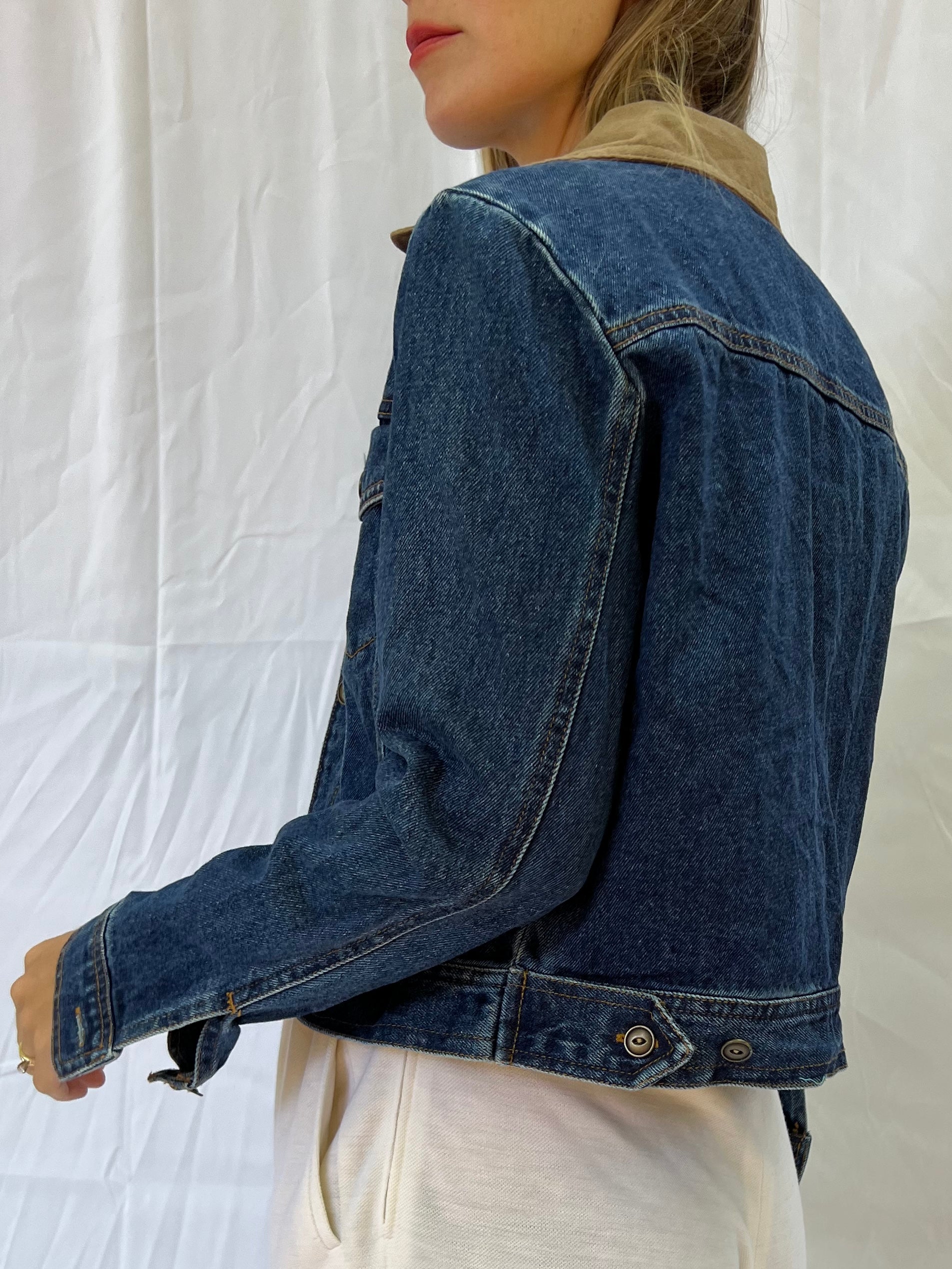 Fitted Denim Jacket - Image 7