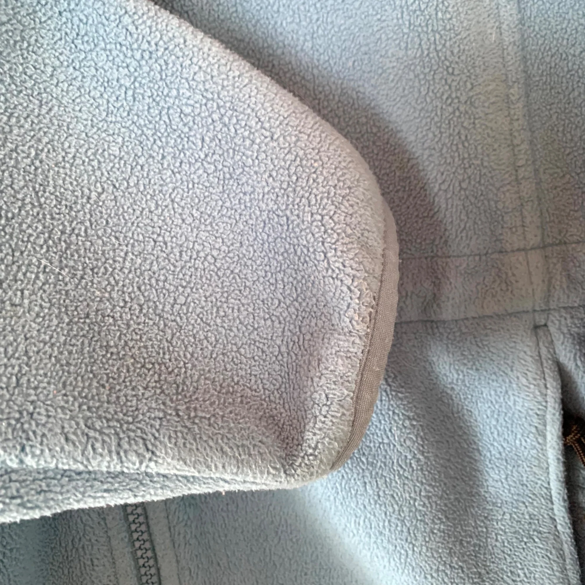Fleece Jacket Large Adjustable Waist Butt Warmer Length Vintage 00s Blue by LL Bean - Image 5