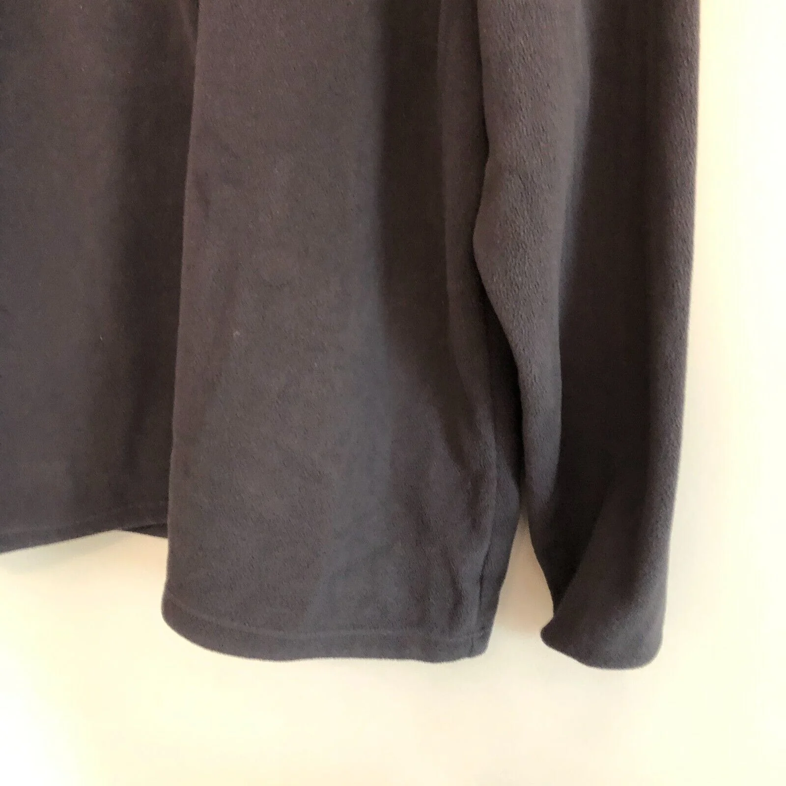 Fleece Quarter Zip Jacket Sweater Gray Mens Xl Mock Neck Embroidered by Cabela's - Image 8