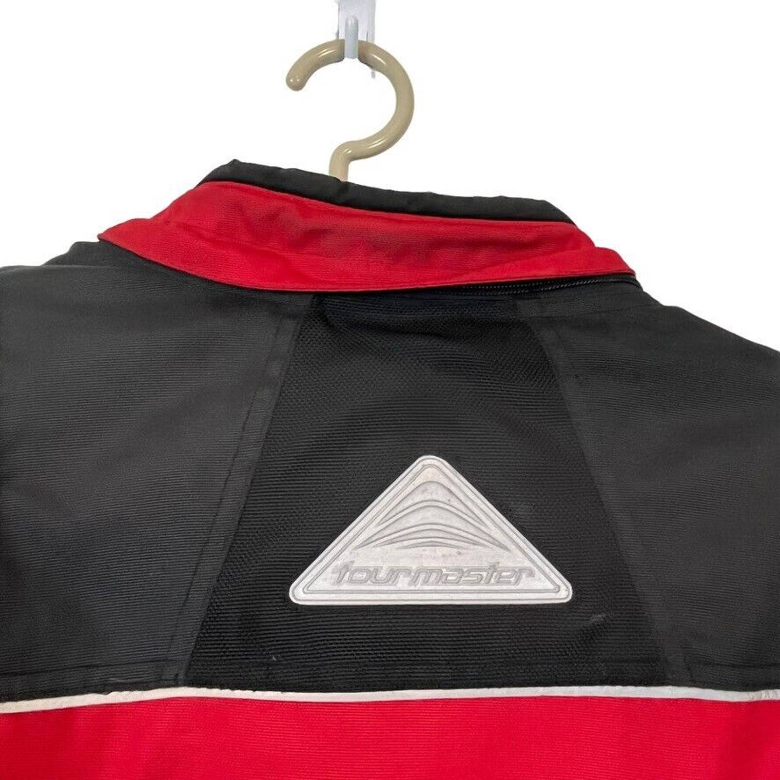 Flex Motorcycle Jacket Series 2 Men's Red Black Size L 44 Tour Master by Tour Master - Image 7