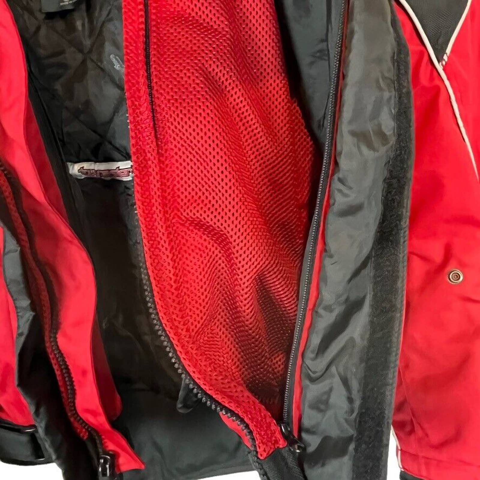 Flex Motorcycle Jacket Series 2 Men's Red Black Size L 44 Tour Master by Tour Master - Image 9