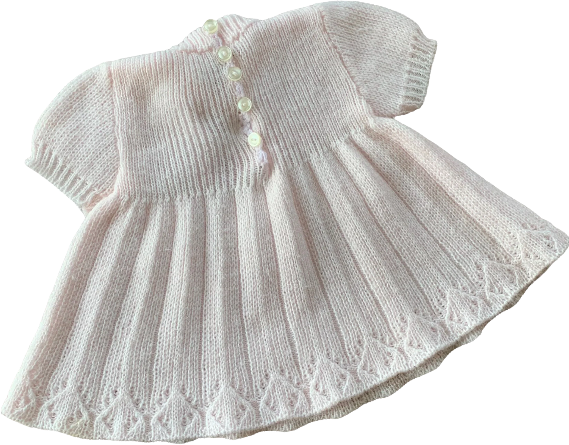 Floral Embroidered Pastel Sweater Dress - Image 2