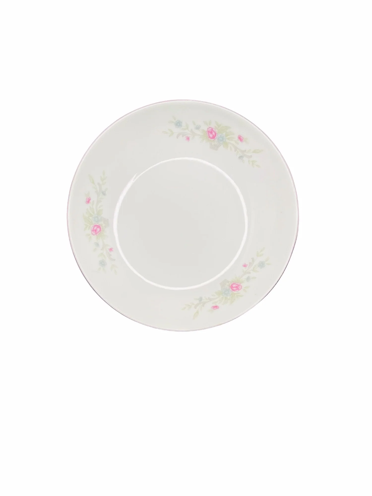 Florenteen Fine China Fantasia 8 Piece Dessert Dish Set White with Floral Pattern by Florenteen Fine China - Image 8
