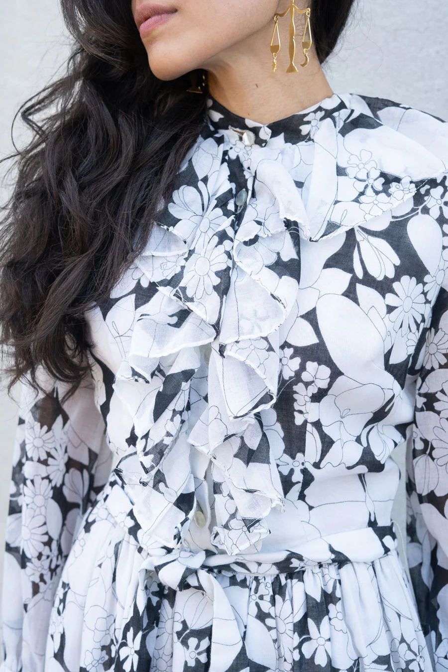 Flowers At Dusk Mini Dress - Image 2