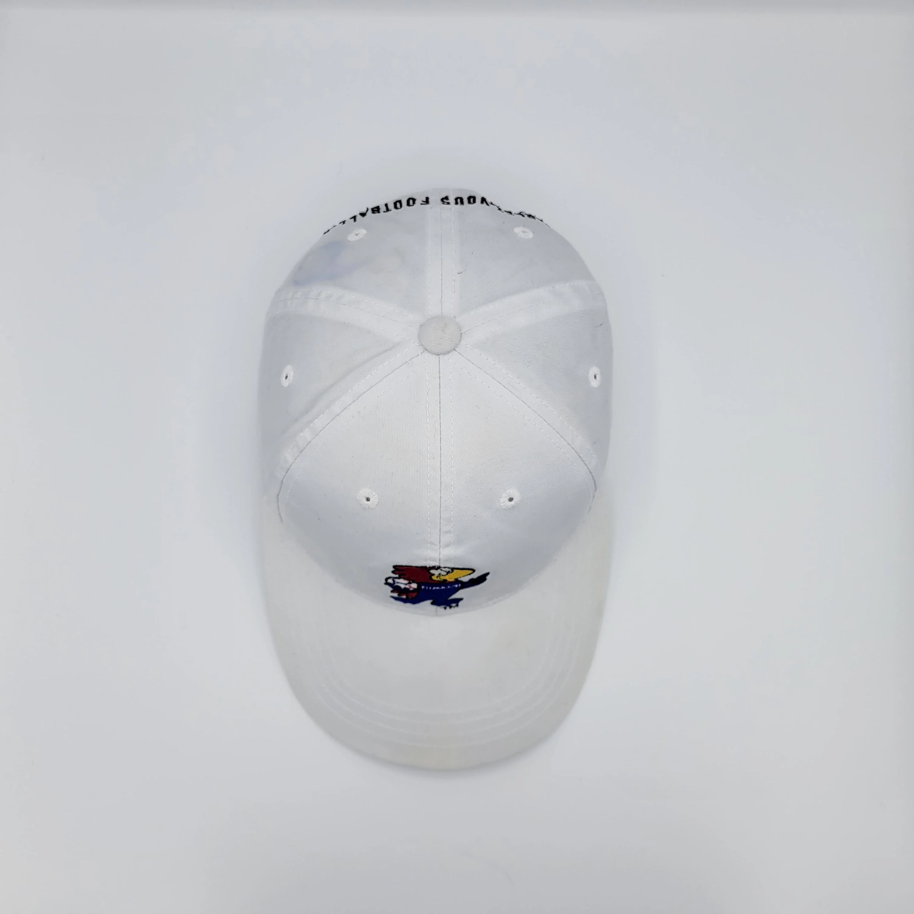 France Vintage 90s World Cup Soccer Snapback Hat Parlez Vous Football ? Erima 1998 Games White Baseball Cap - Image 5