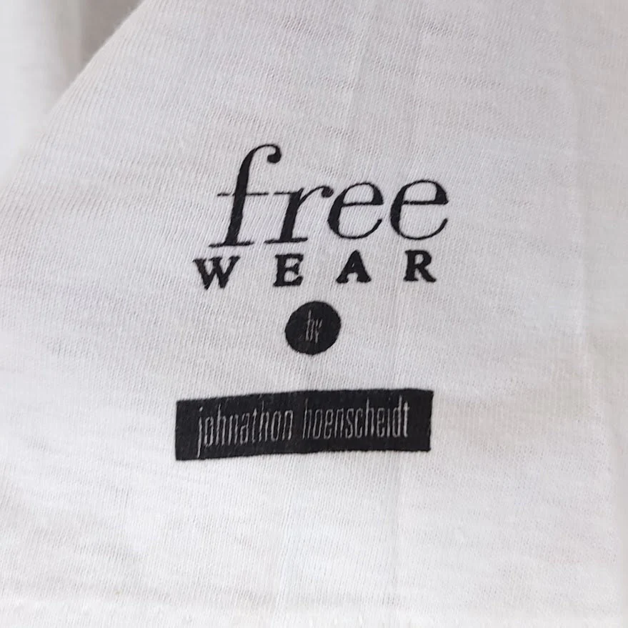 Free Wear T-Shirt Vintage 90s Johnathan Hoenscheidt Streetwear Made In Usa Mens Size Large - Image 3