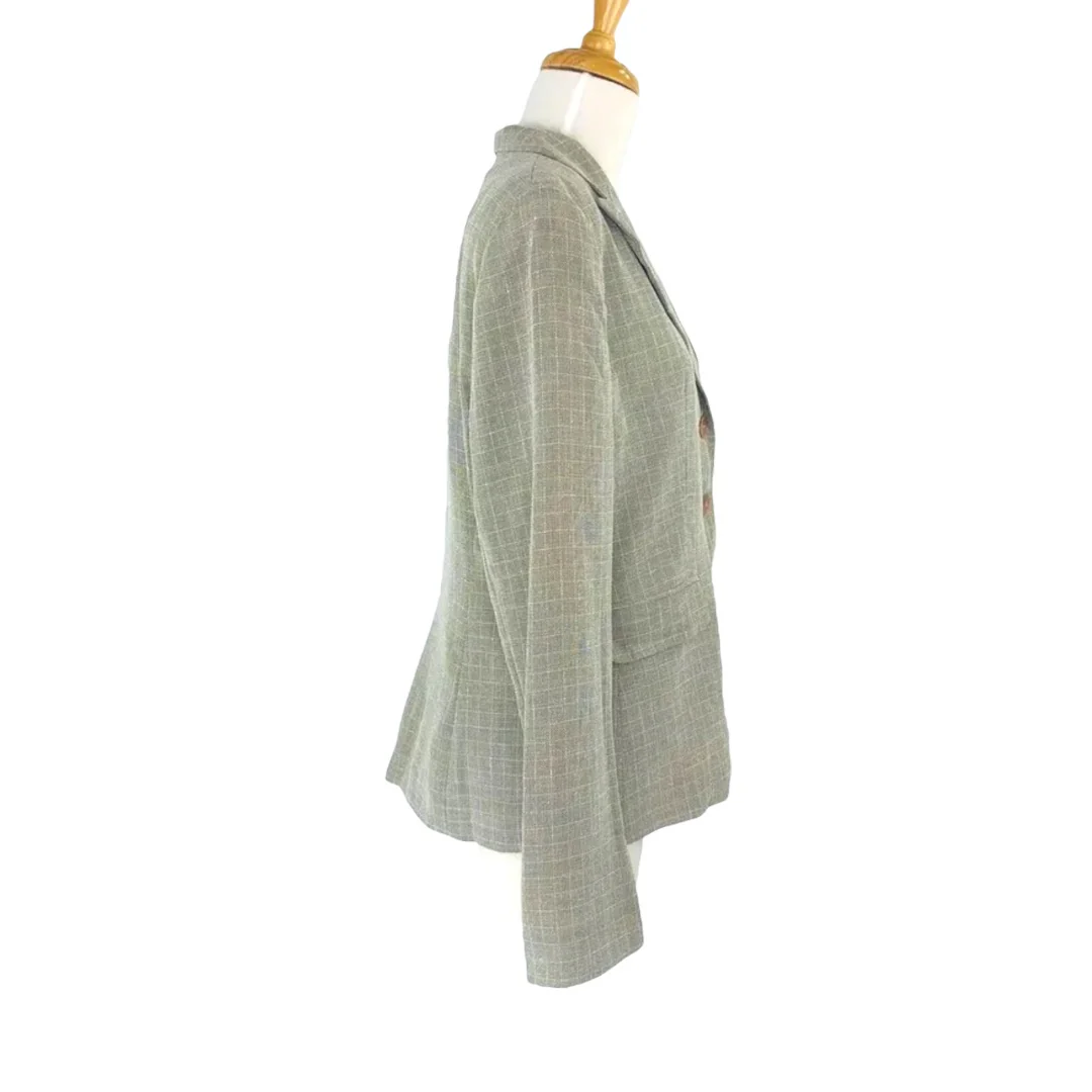 French Designer Blazer Made In France Size 44 by Yumi Mazao Collection - Image 2