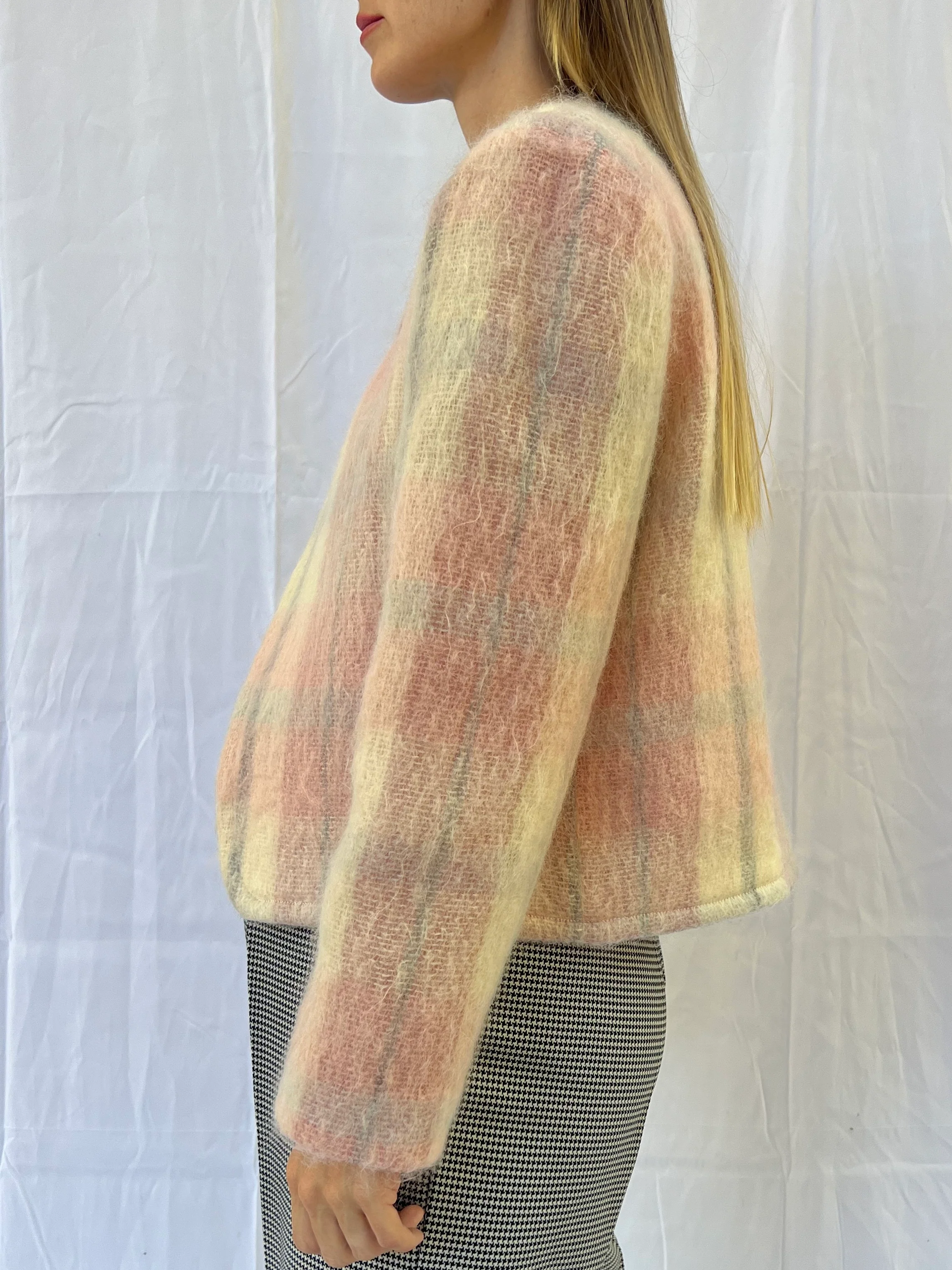 Fuzzy Mohair Blend Jacket - Image 2