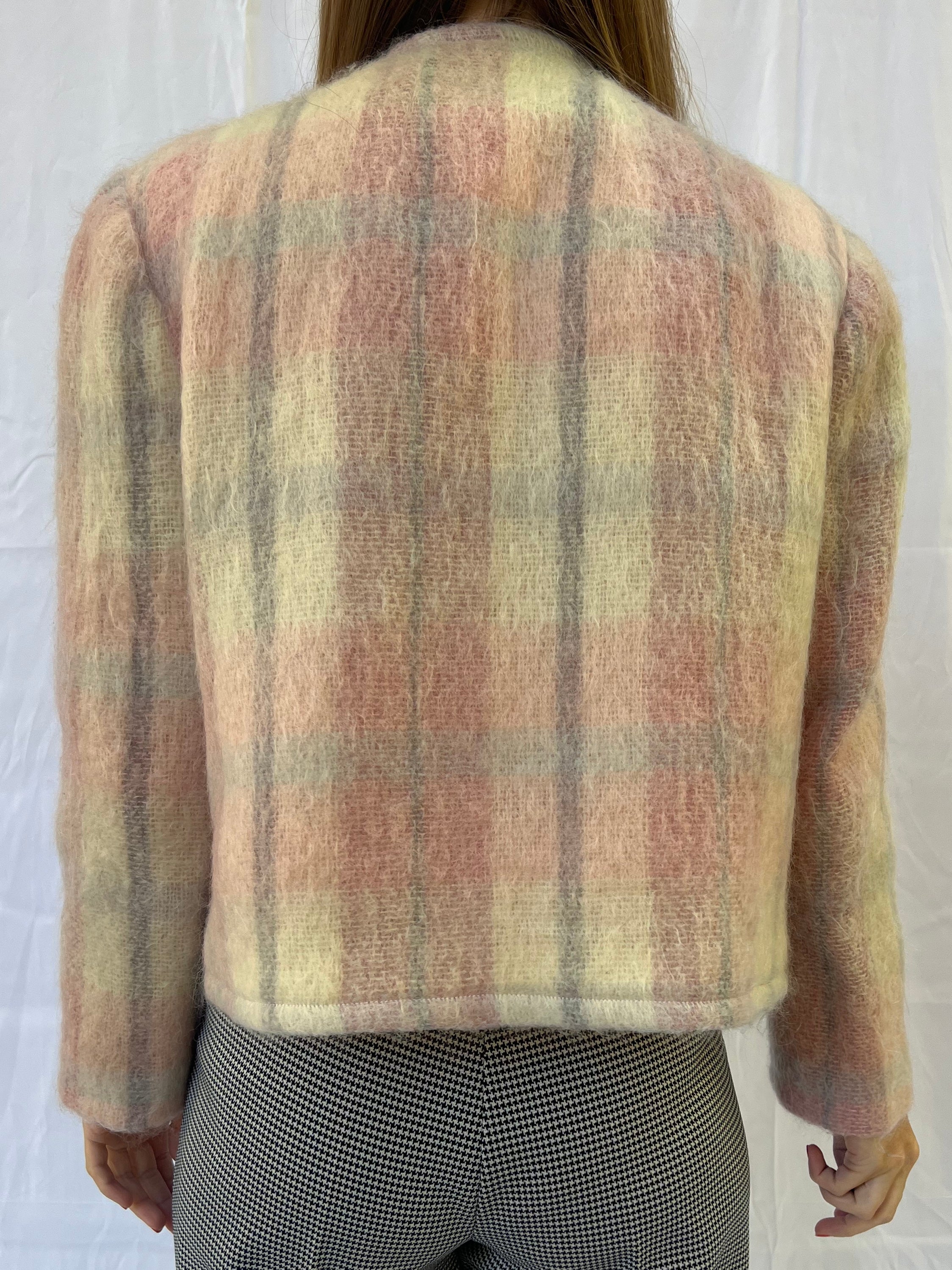 Fuzzy Mohair Blend Jacket - Image 7