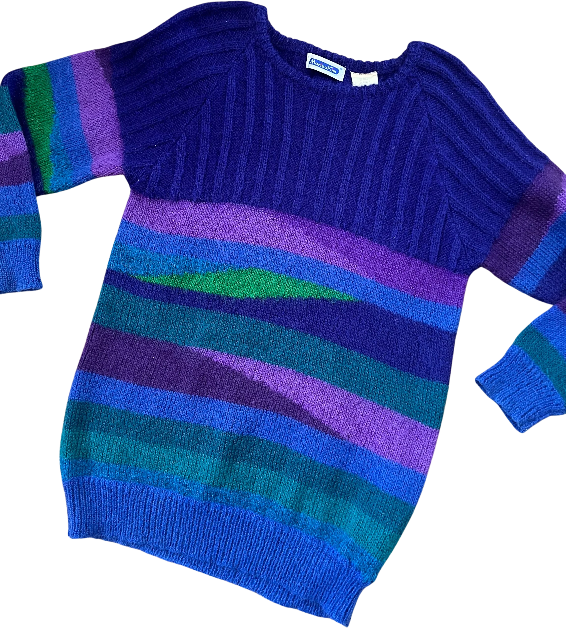 Fuzzy Printed Sweater