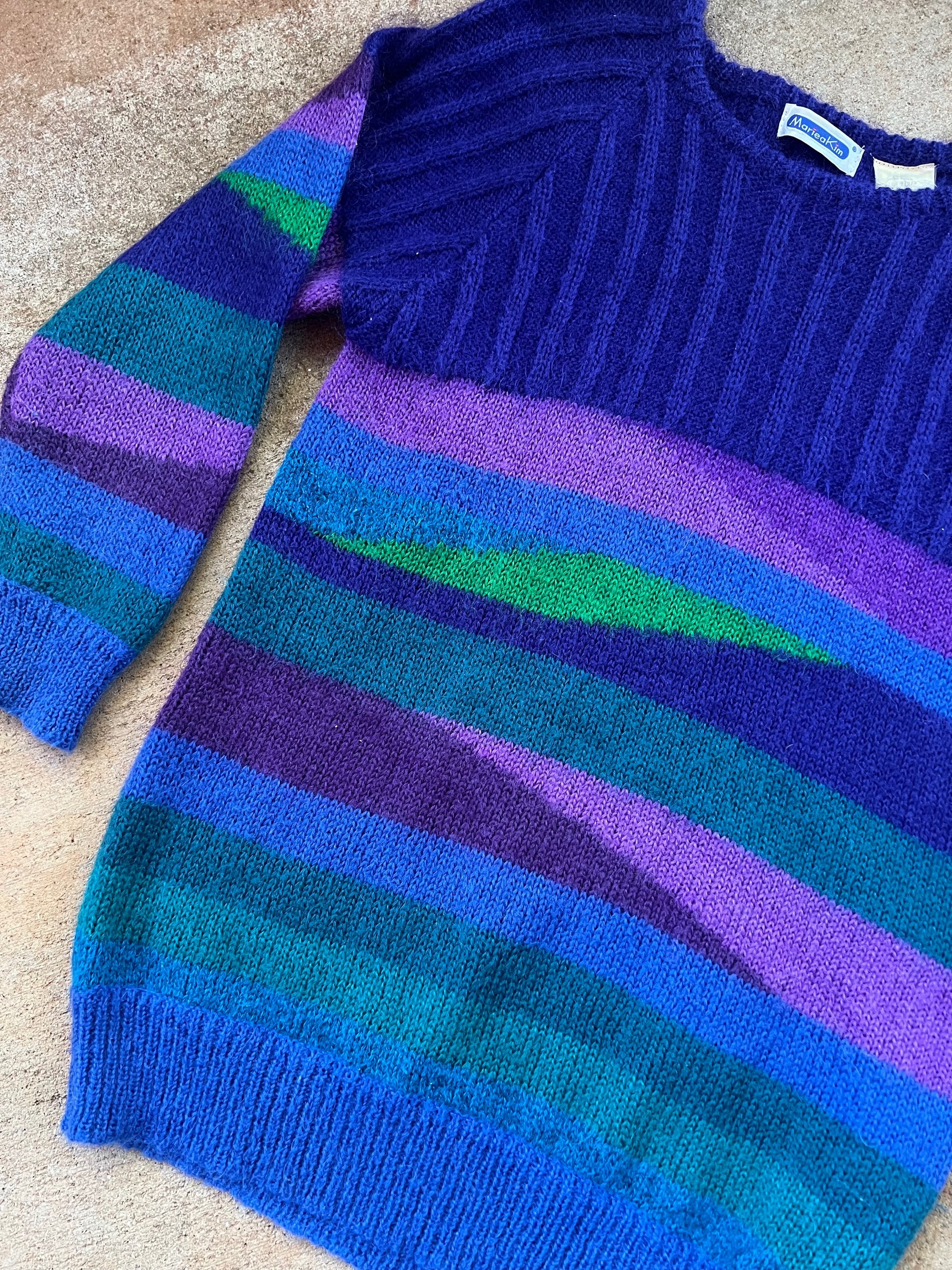 Fuzzy Printed Sweater - Image 2