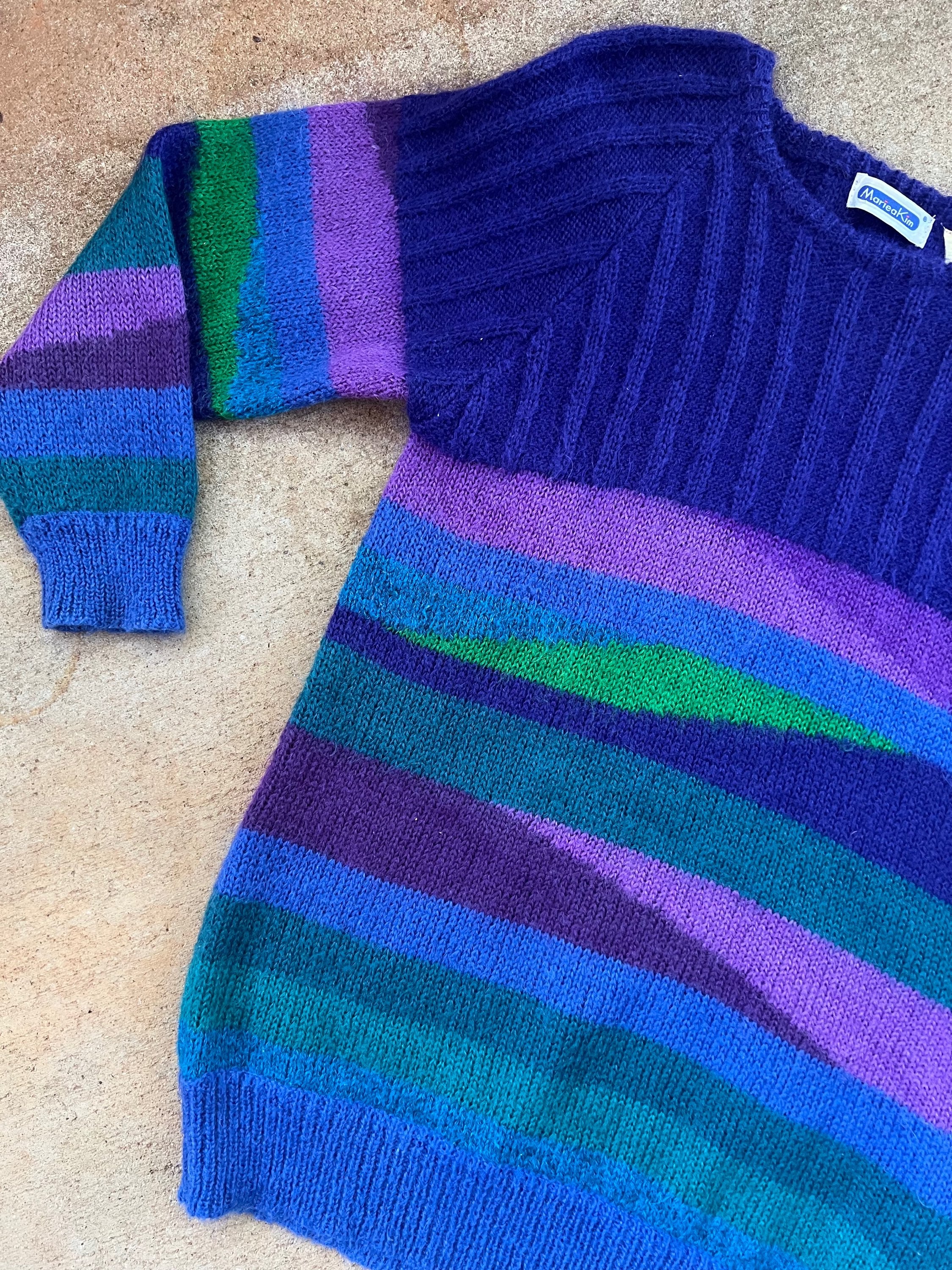 Fuzzy Printed Sweater - Image 4
