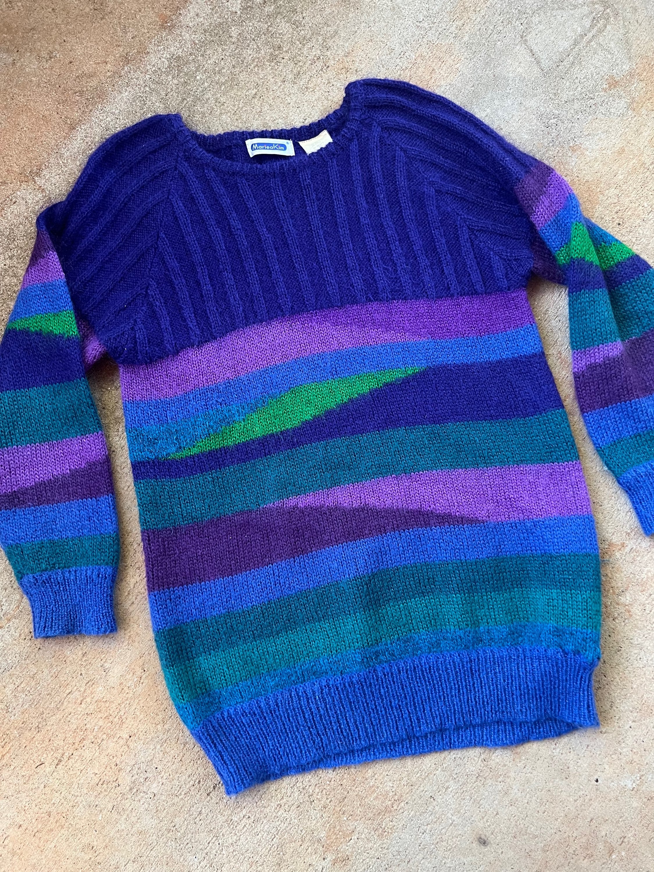 Fuzzy Printed Sweater - Image 6