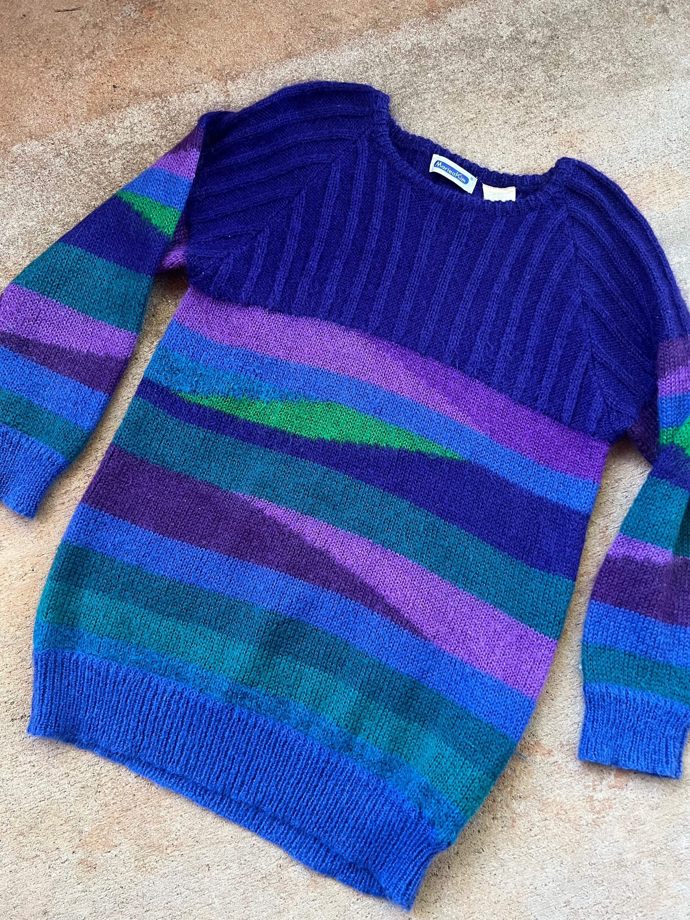 Fuzzy Printed Sweater - Image 7