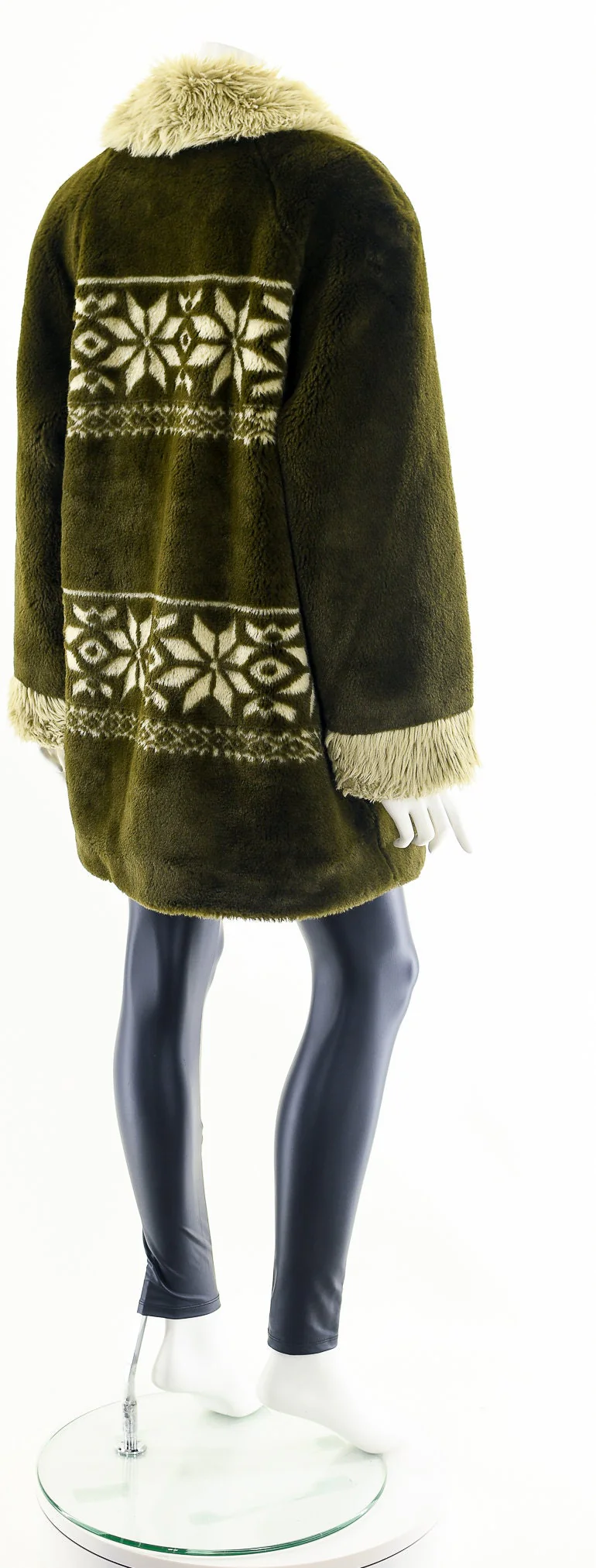 Fuzzy Sherpa Teddy Jacket 90s by Nordic Lights - Image 6