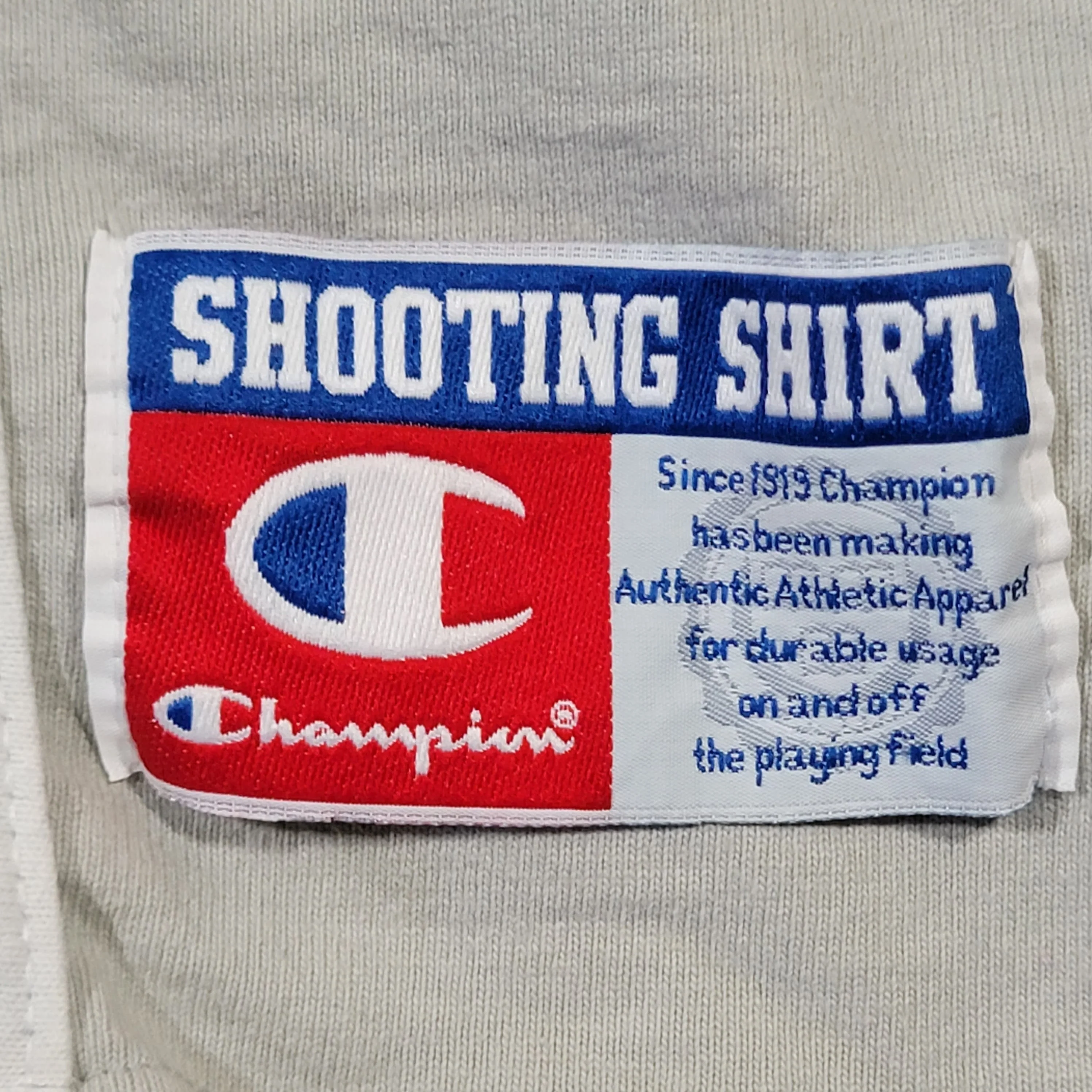 Georgetown Hoyas Vintage 90s Champion Basketball Shooting Shirt College University Warm Up Jersey Stitched Sewn On Patch - Image 5