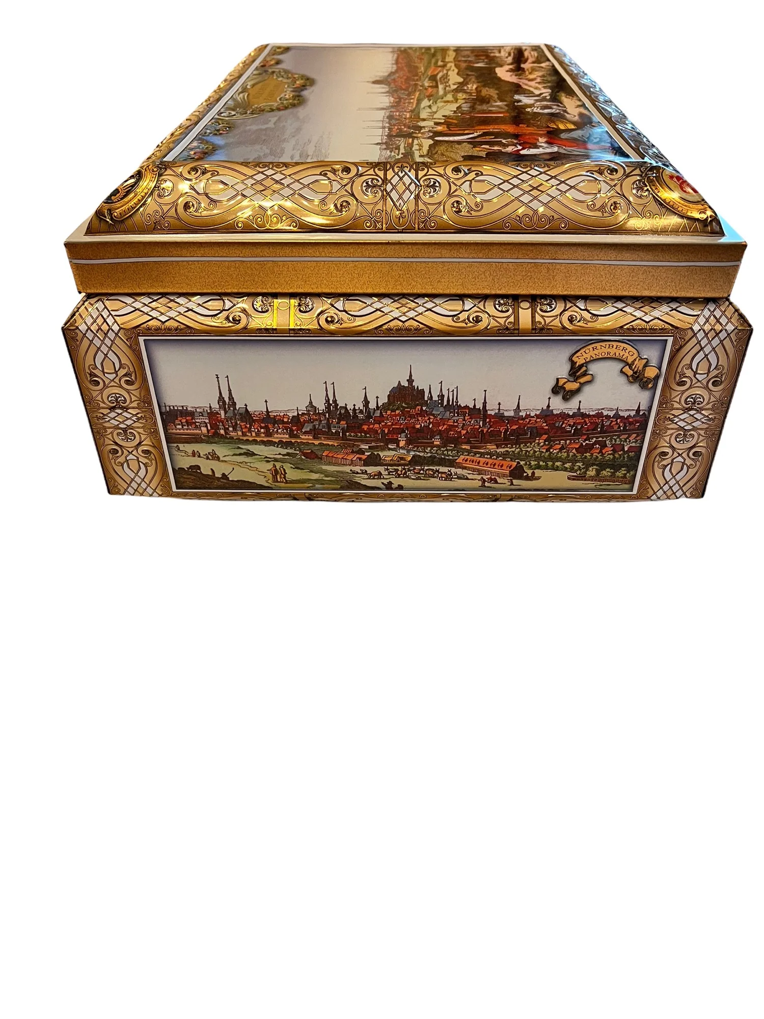 Germany E Otto Schmidt Lebkuchen Nuremberg Panorama Pandora Box by E Otto Schmidt - Image 10
