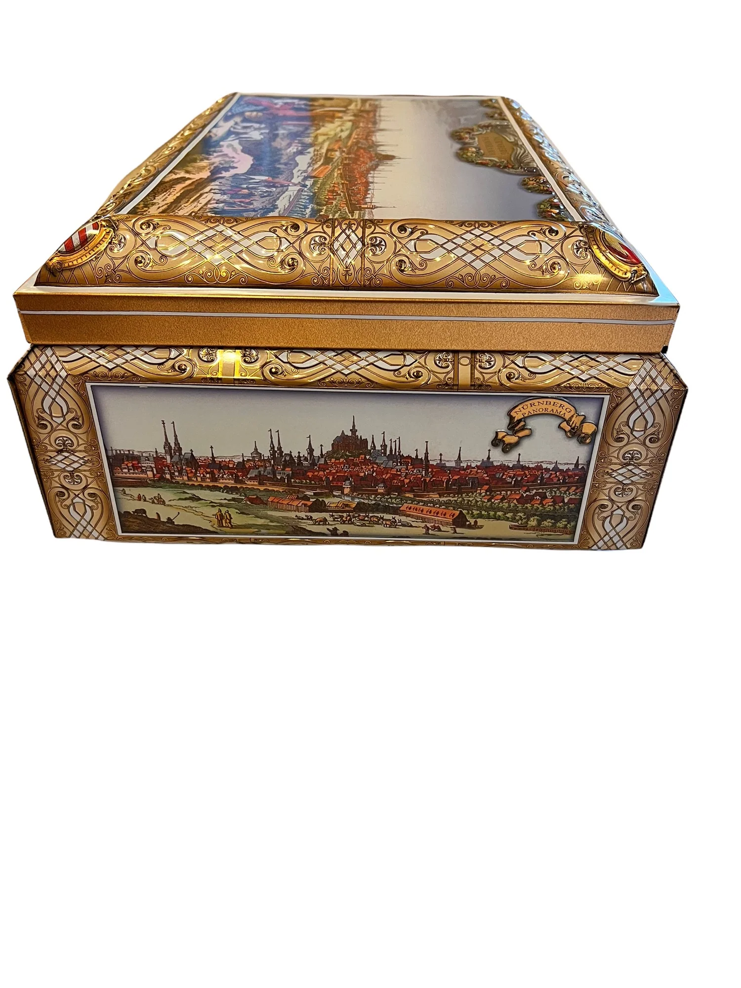 Germany E Otto Schmidt Lebkuchen Nuremberg Panorama Pandora Box by E Otto Schmidt - Image 6