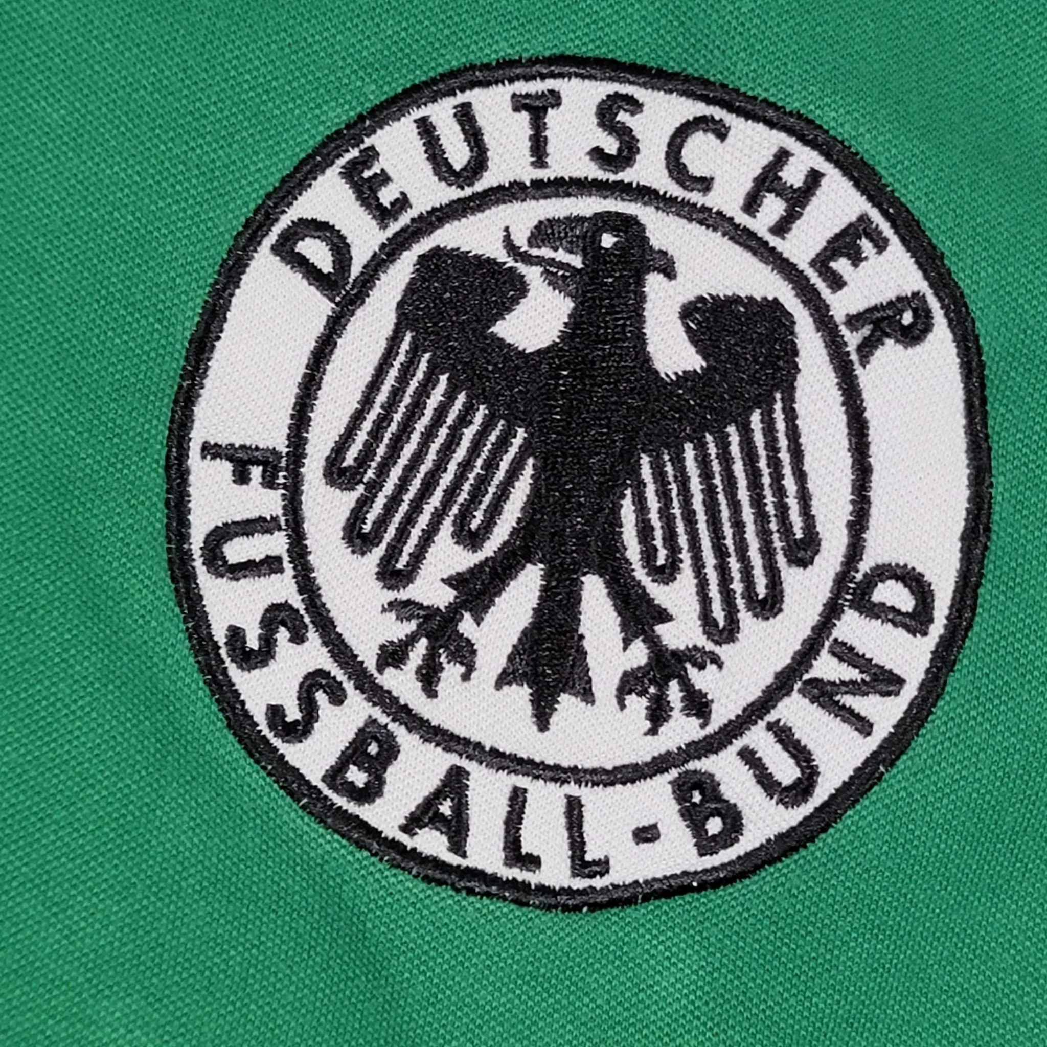 Germany Retro Adidas Green Soccer Jersey 1980 World Cup Remake West Germany Deutschland Size Men's Small by Adidas - Image 3