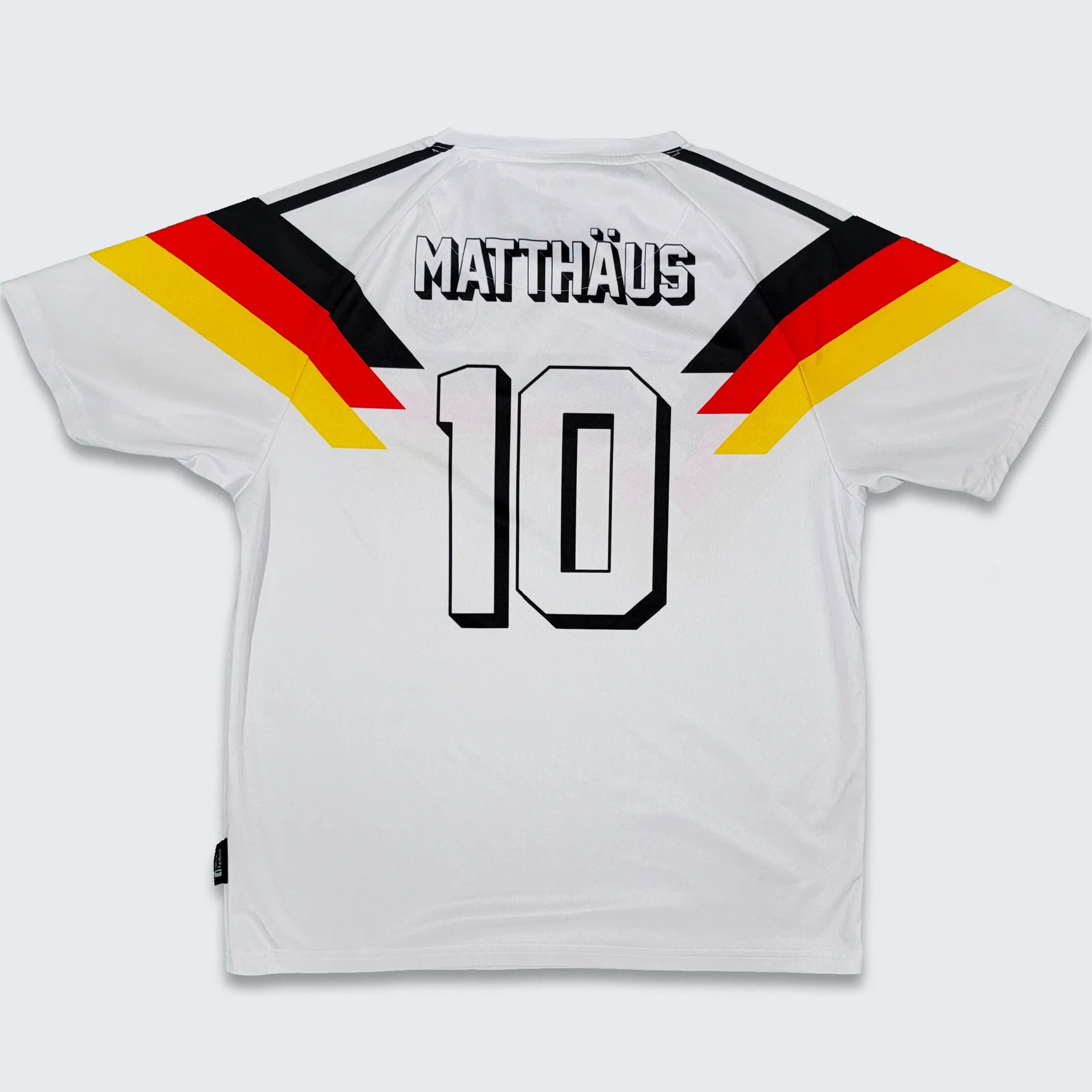 Germany Soccer Memorabilia World Cup Jersey Shirt Lothar Matthaus Retro Honoring 1990 Kit Size Men's Medium - Image 2