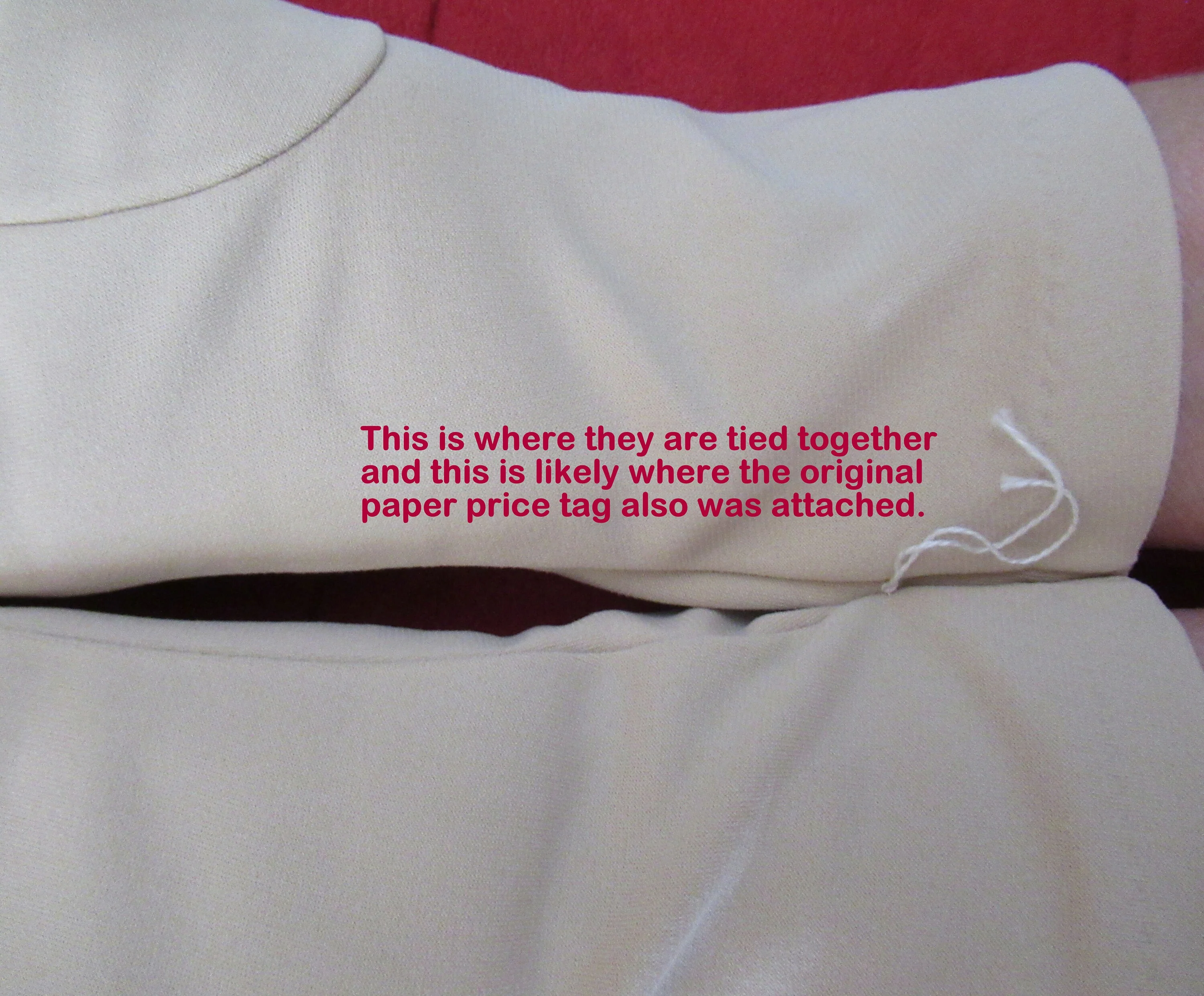 Gloves by Superb 50s Long Beige Nylon Wpl 186 Van Raalte Still Tied Together Mint Vintage Condition by Superb - Image 10