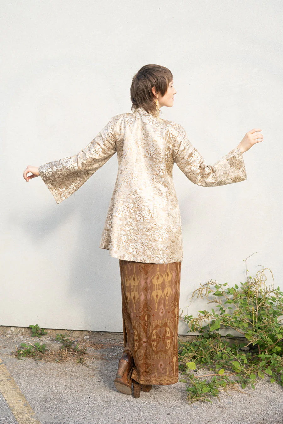 Gold Brocade Jacket - Image 8