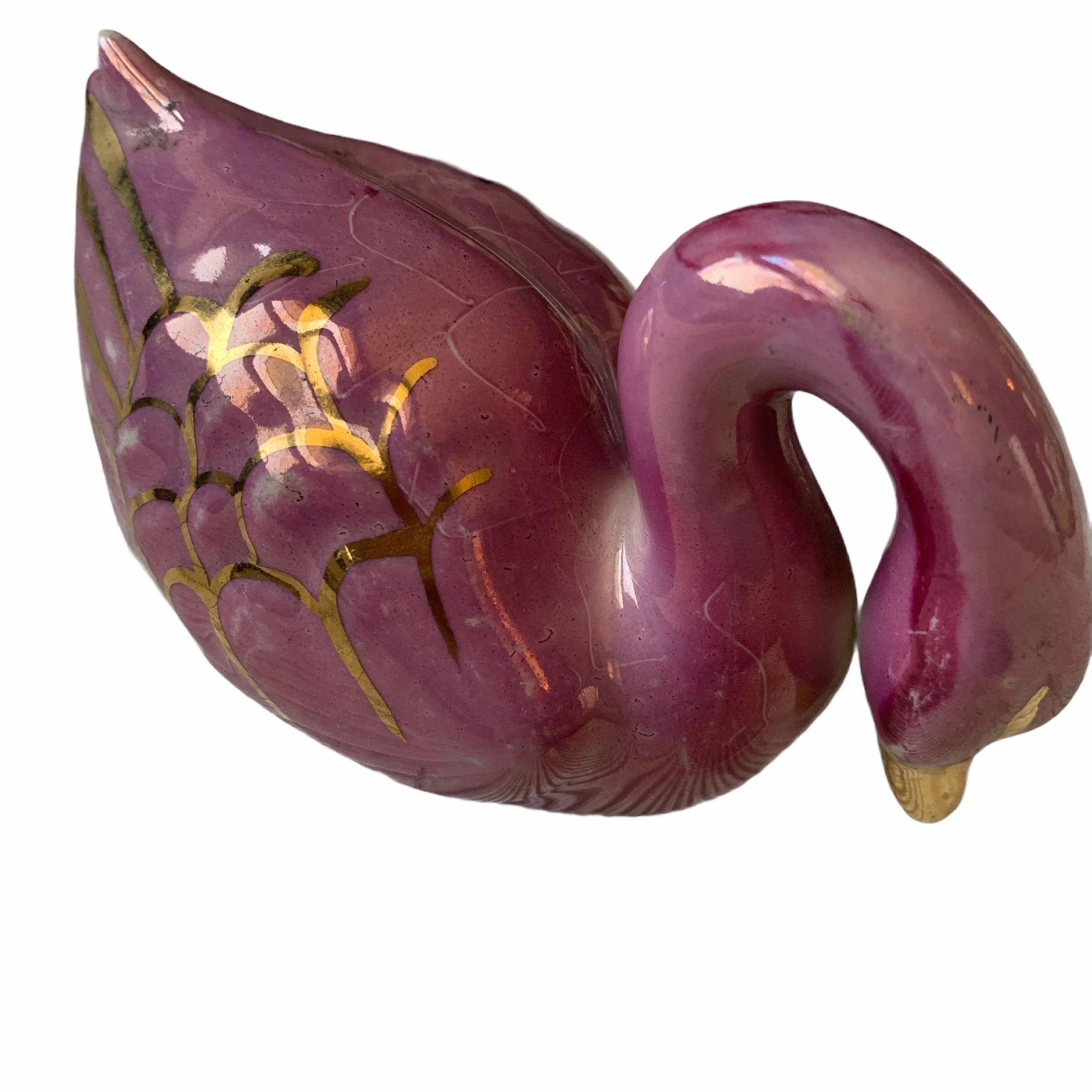 Gold Foiled Swan Figurines Set - Image 4