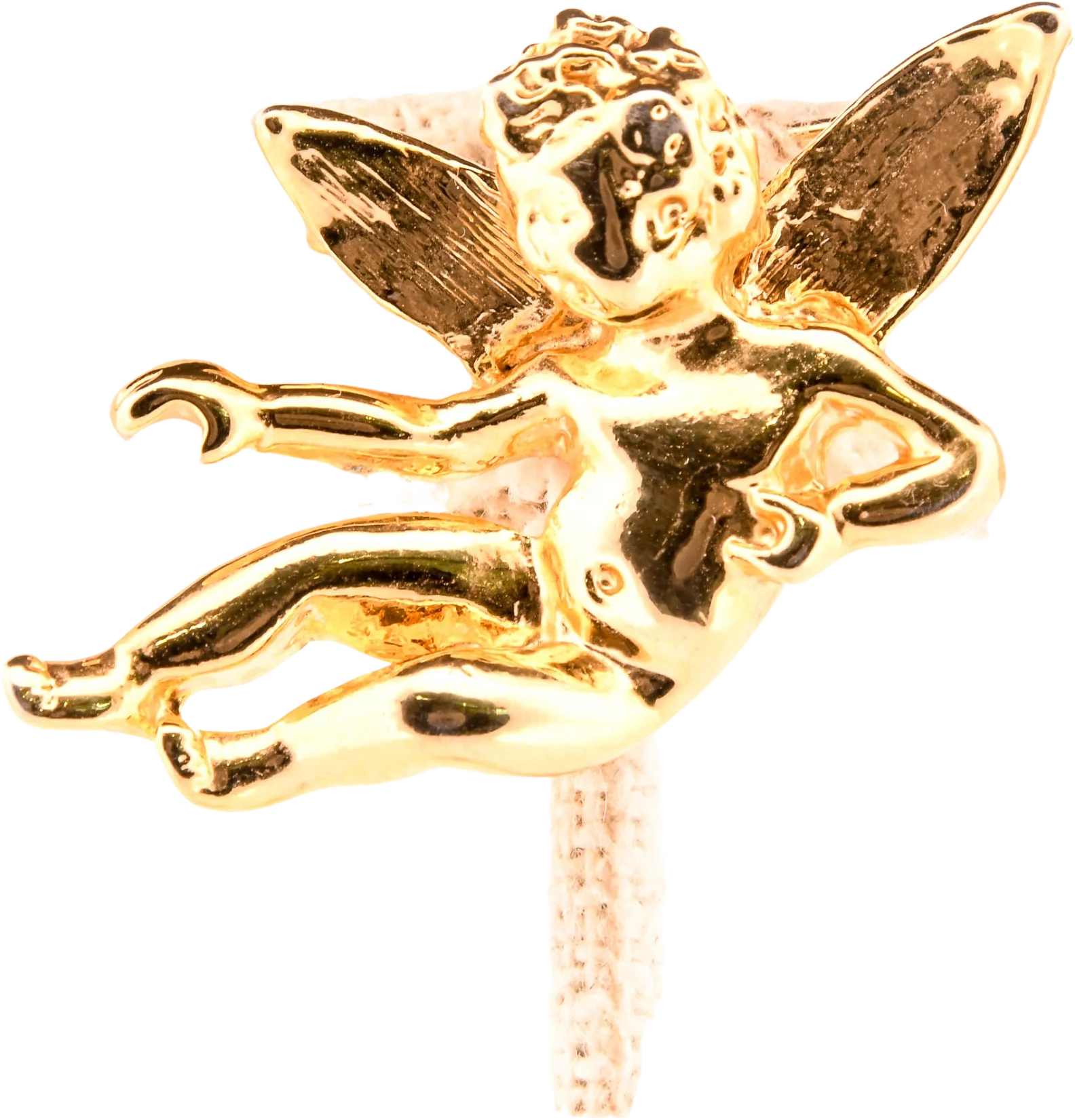 Gold Guardian Angel Pin