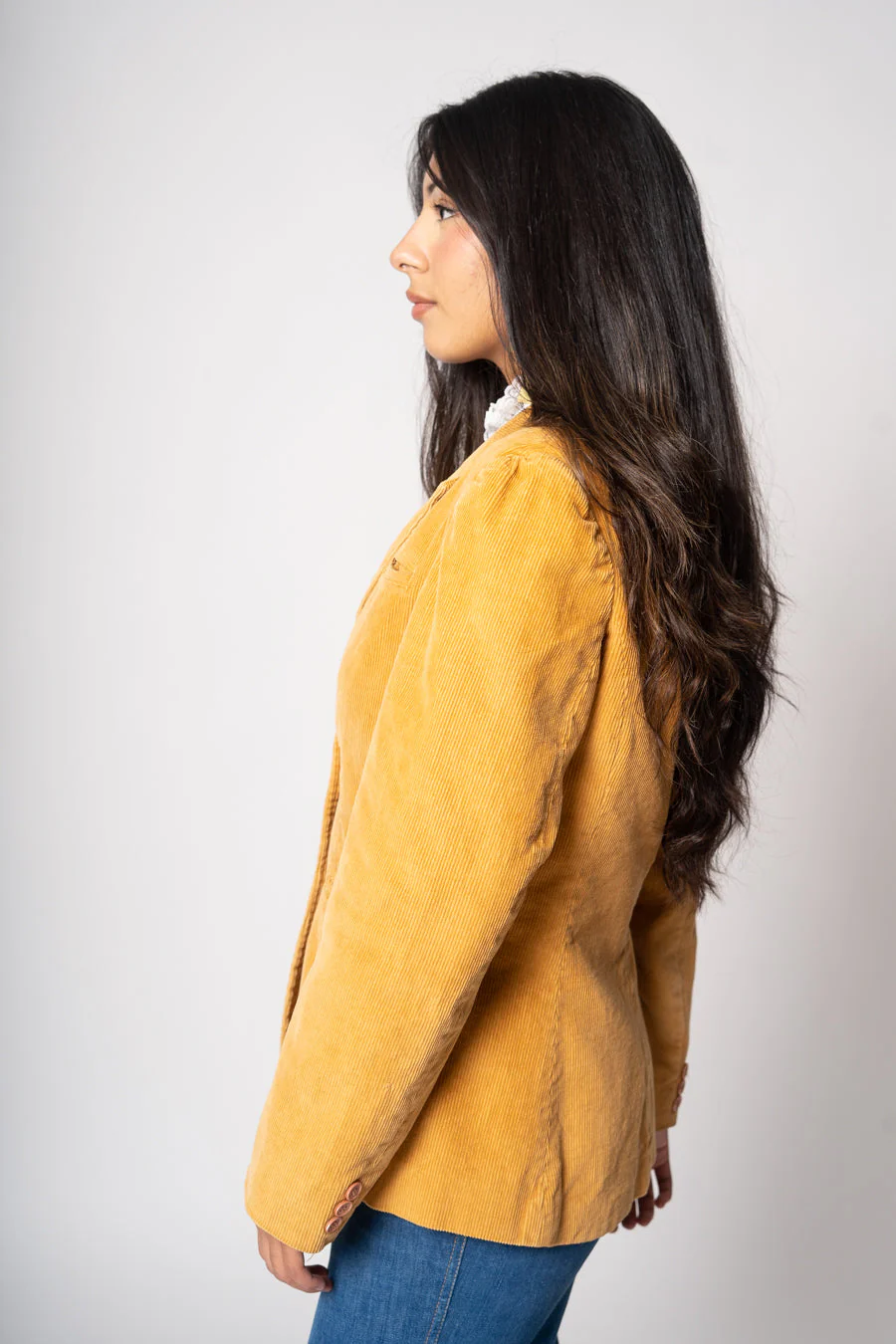 Golden Corduroy Blazer by Scoop - Image 11