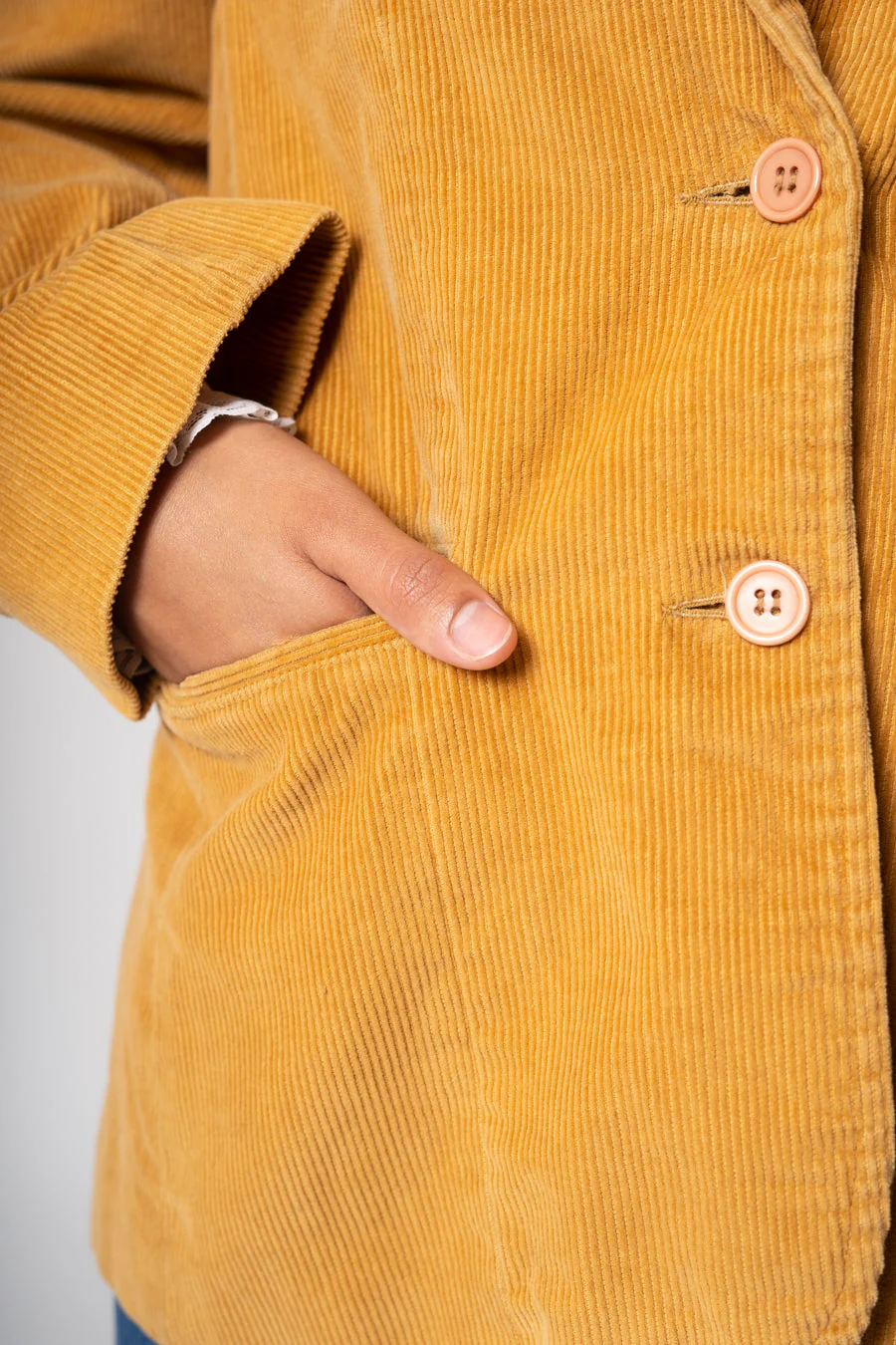 Golden Corduroy Blazer by Scoop - Image 13