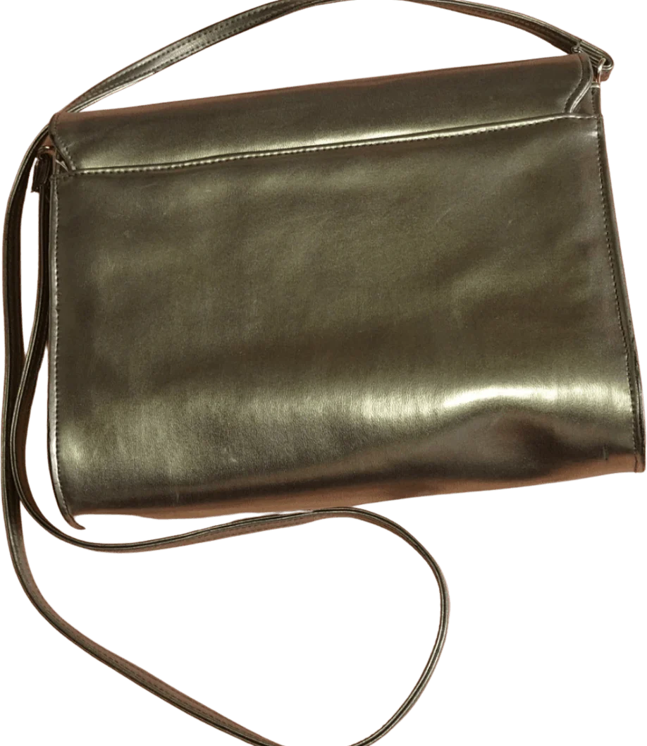 80's Metallic Convertible Crossbody Clutch Bag - Image 2