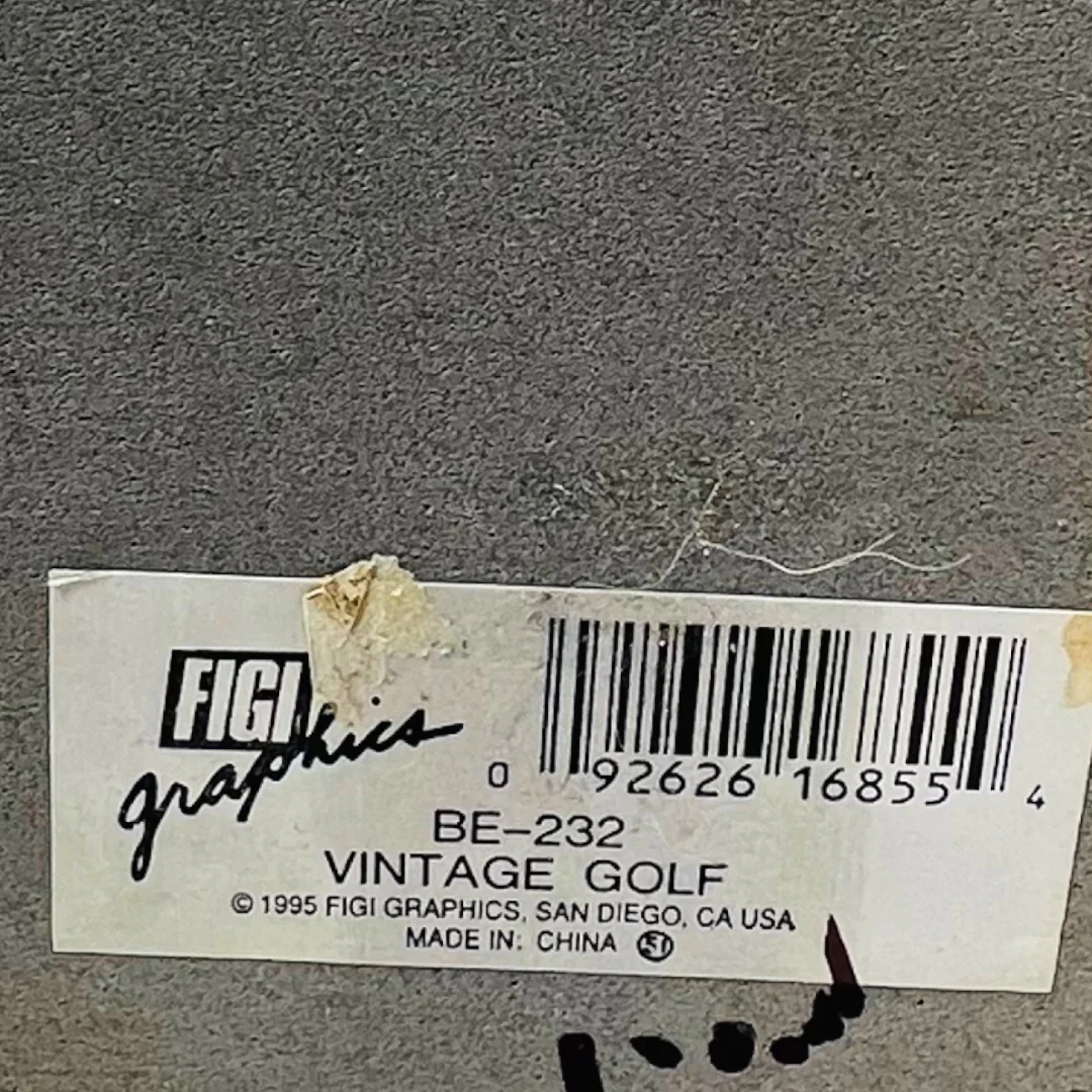 Golf Bag Bookends Vintage 1995 by Figi Graphics - Image 4