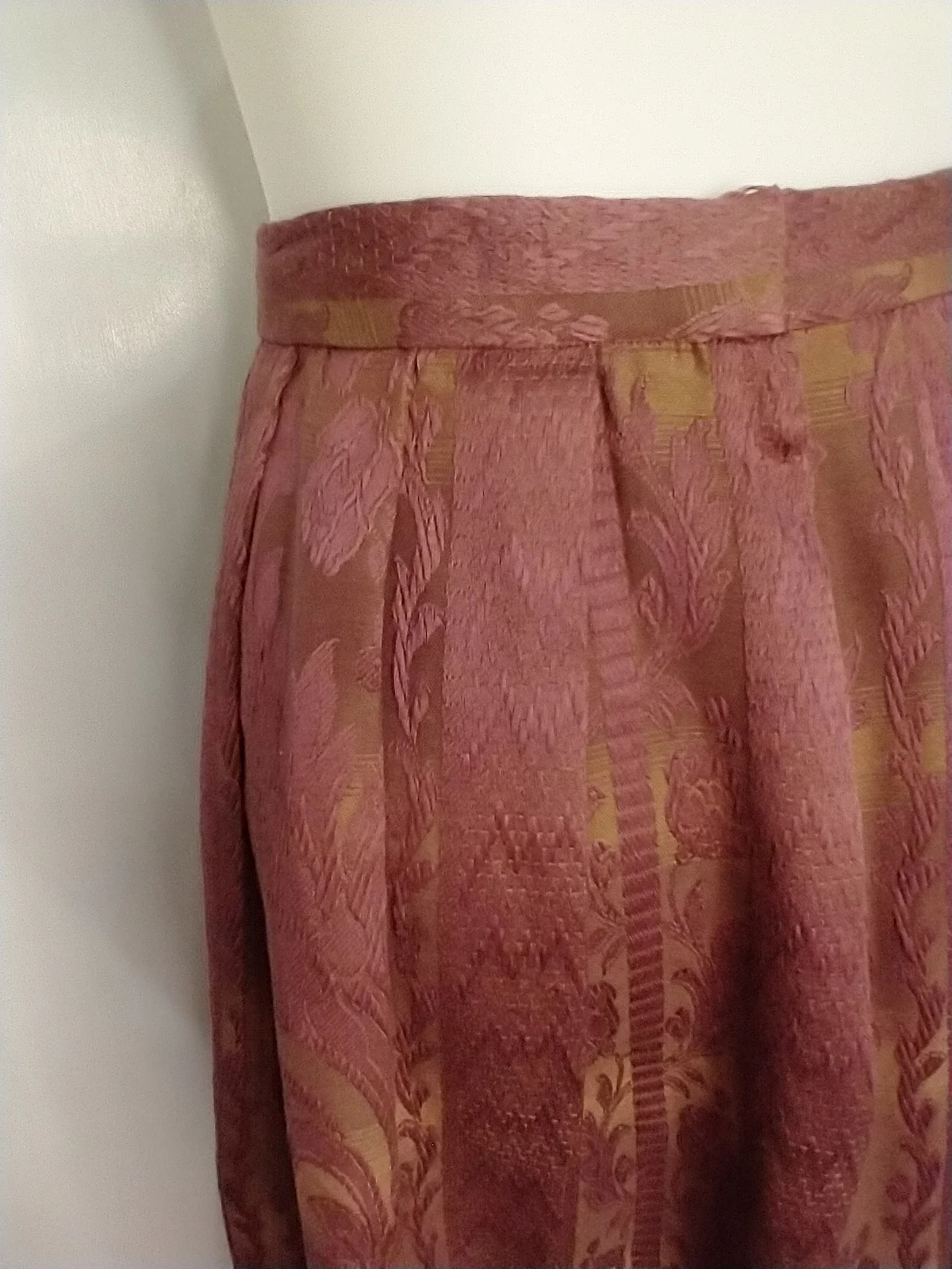 Gracious Cotton Brocade Weave Midi Skirt By Cloak of Many Colors - Image 4