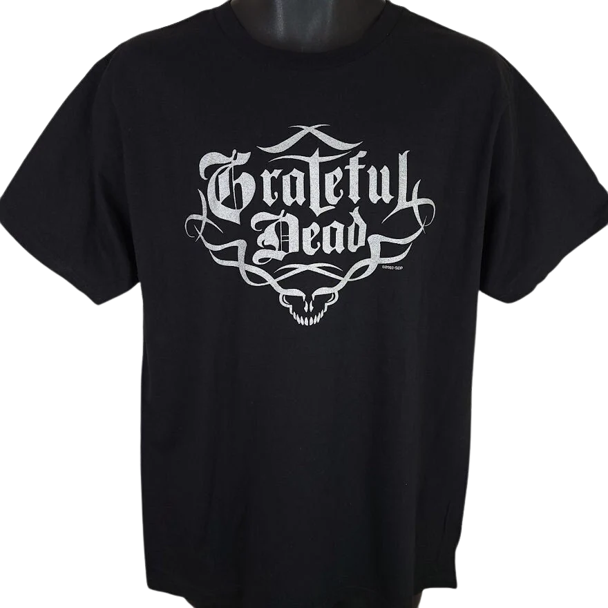 Grateful Dead T-Shirt Vintage 00s Rock and Roll Blues Music Skull Mens Size Large New