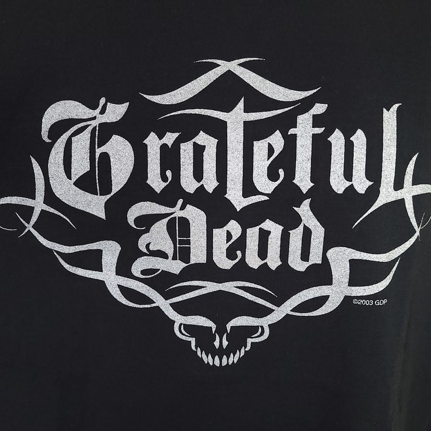 Grateful Dead T-Shirt Vintage 00s Rock and Roll Blues Music Skull Mens Size Large New - Image 2