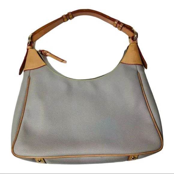 Gray Pebble Leather Kimberly Crossbody Bag In Mint Vintage by Dooney and Bourke - Image 2
