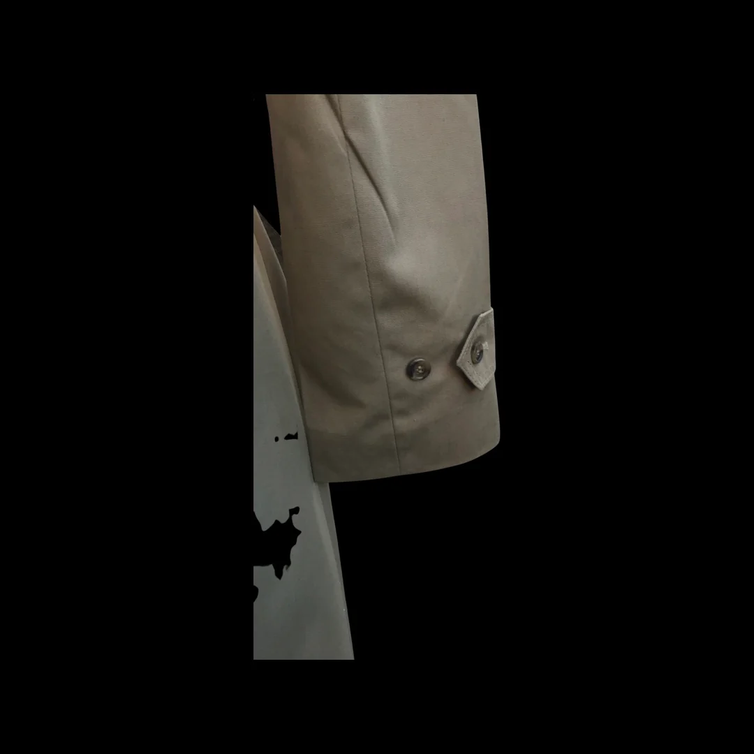 Gray Trench Coat Removable Hood And Lining Rain by J Gallery - Image 13